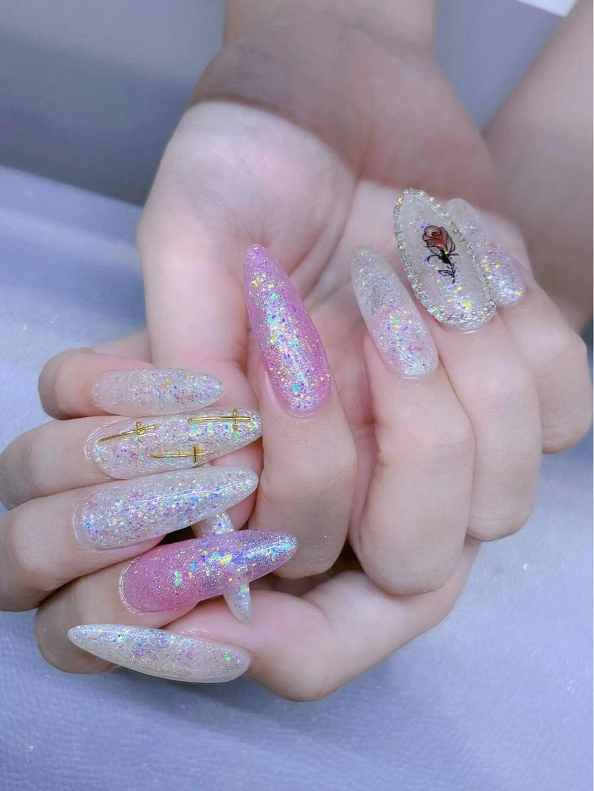 ネイル ハンドネイル 長さだし専門店 M2　rikaのネイルデザイン