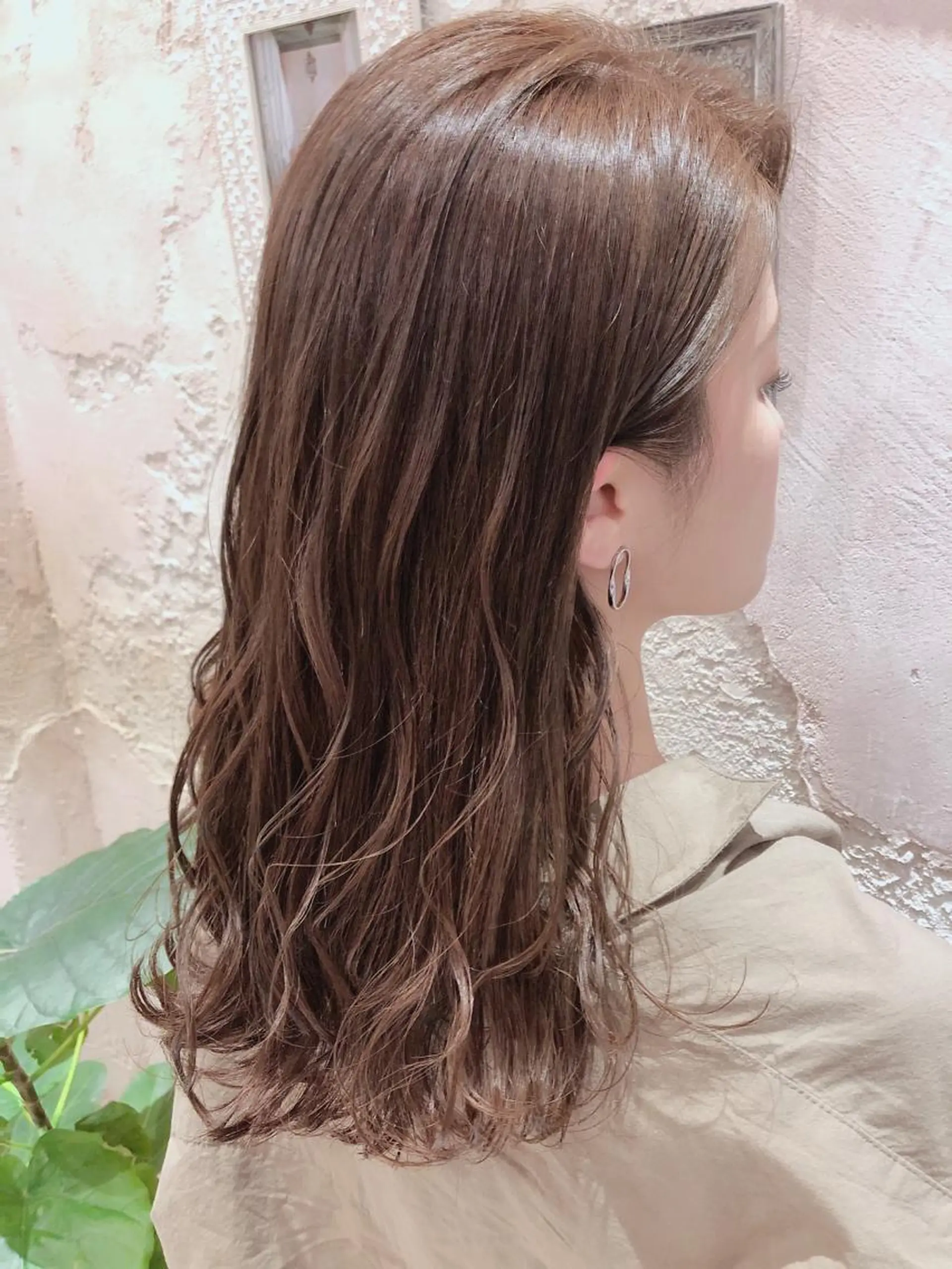 ミディアム アッシュ アッシュブラウン カット ヘアカラー トリートメント 代表山口ひな 髪質改善のプロのヘアスタイル