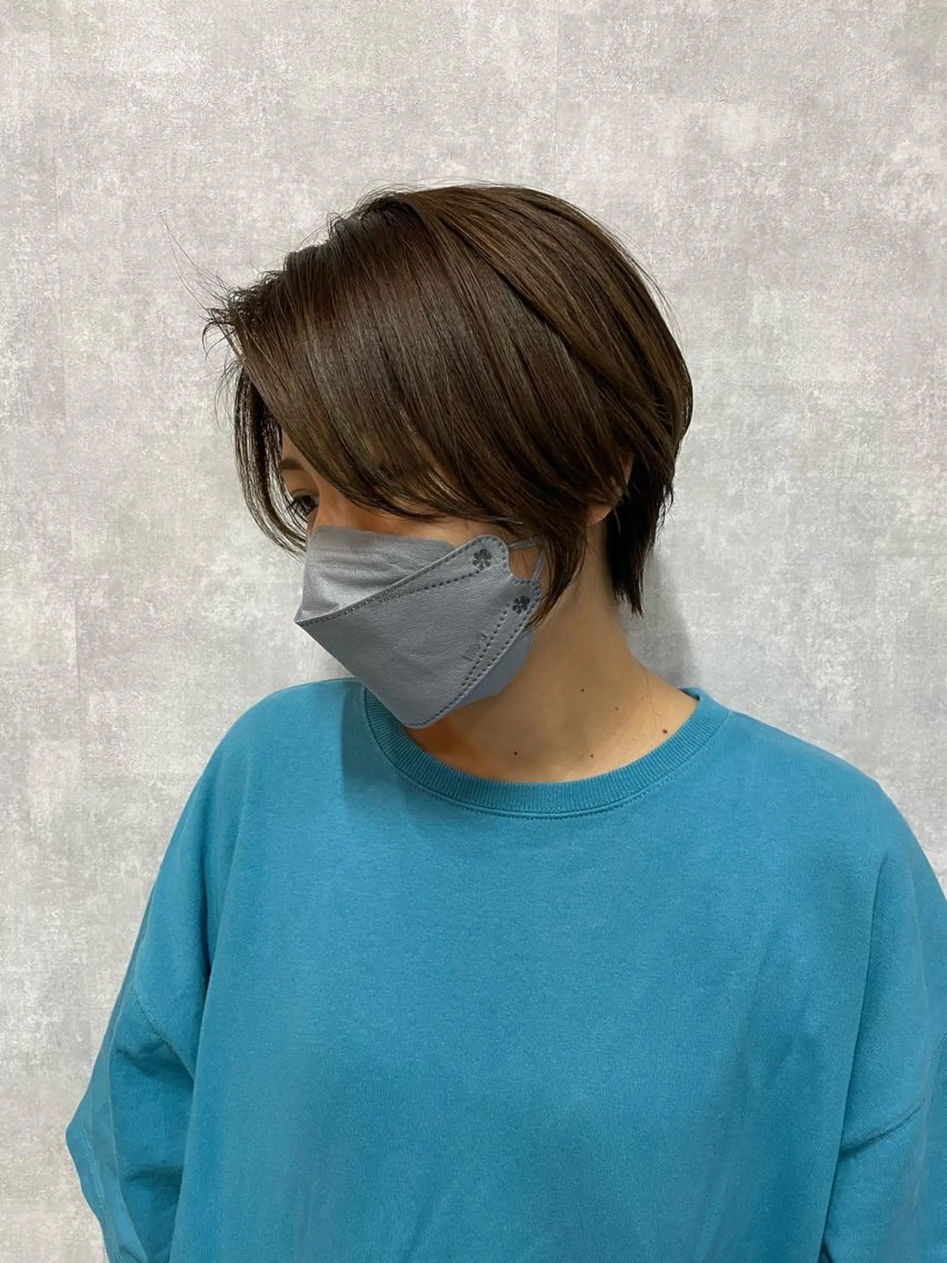 ショート 切りっぱなしボブ ショートボブ ハンサムショート 丸みショート アッシュ C’LD hair produce /シールドヘア所属・モテ髪/ボブ/ショー ト/アダチフウトのヘアスタイル