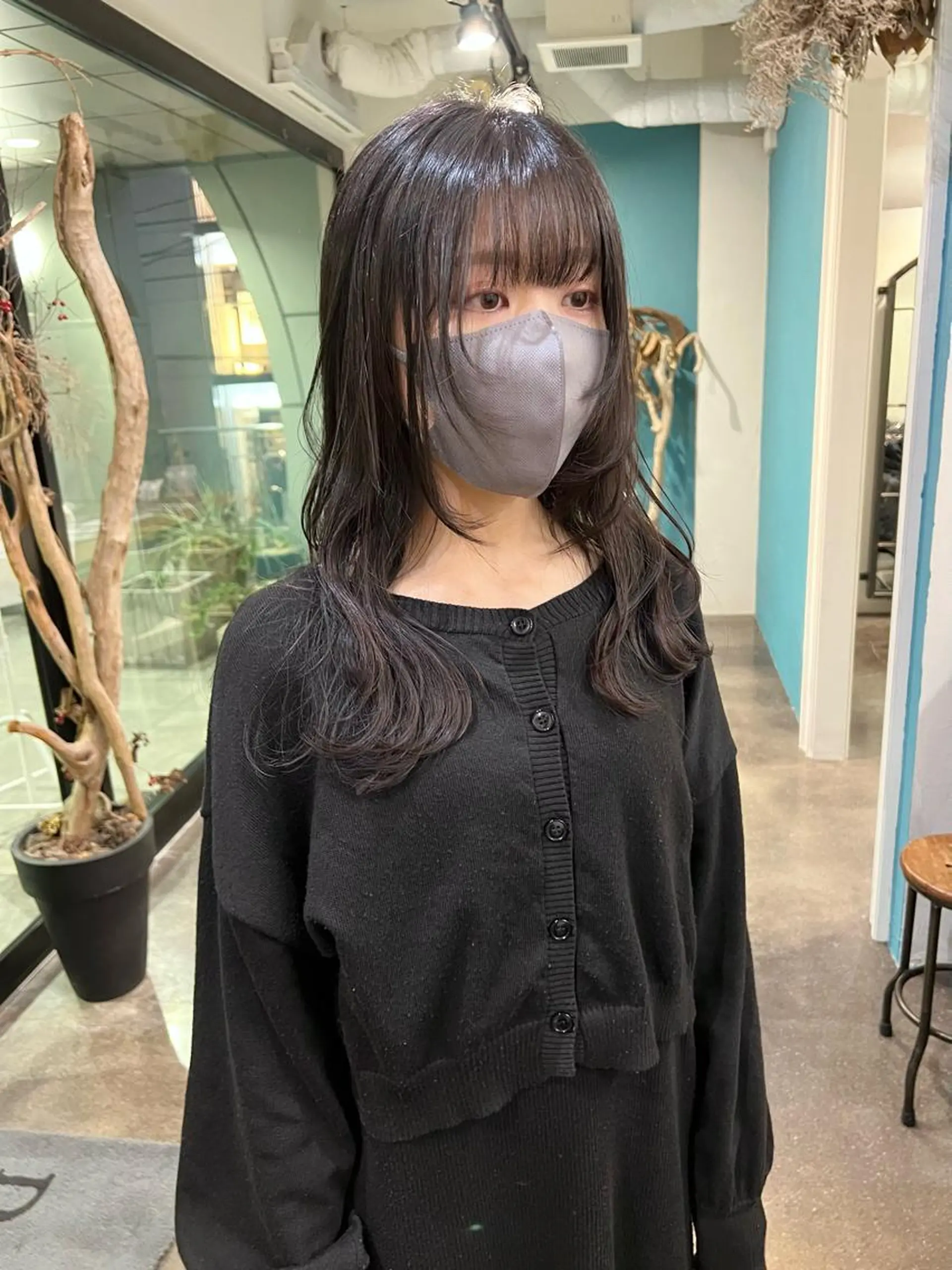 セミロング レイヤーカット トリートメント ウルフカット カット トリートメント 千葉 郁也のヘアスタイル