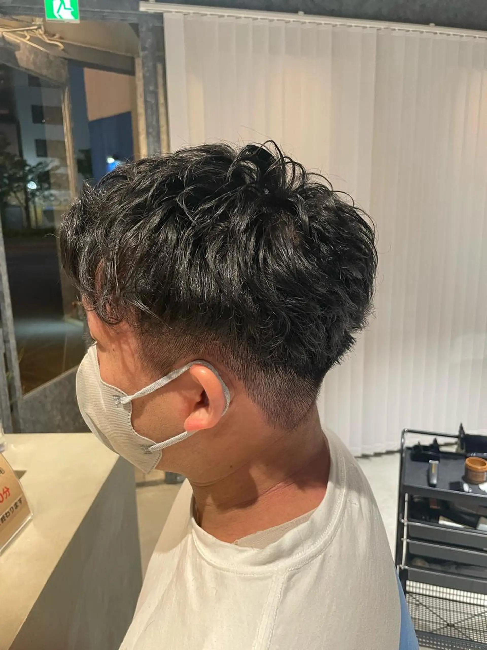 パーマ メンズ メンズパーマ メンズショート /梶本秀亮のヘアスタイル
