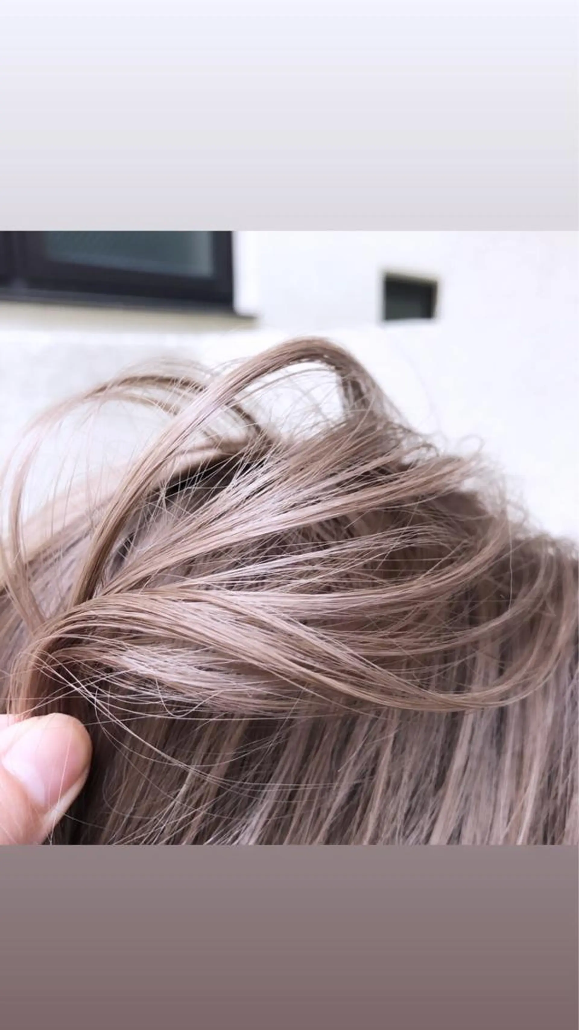 ミディアム カラー パーマ ヘアアレンジ 【白髪ぼかし 専門GBG】自由が丘のヘアスタイル