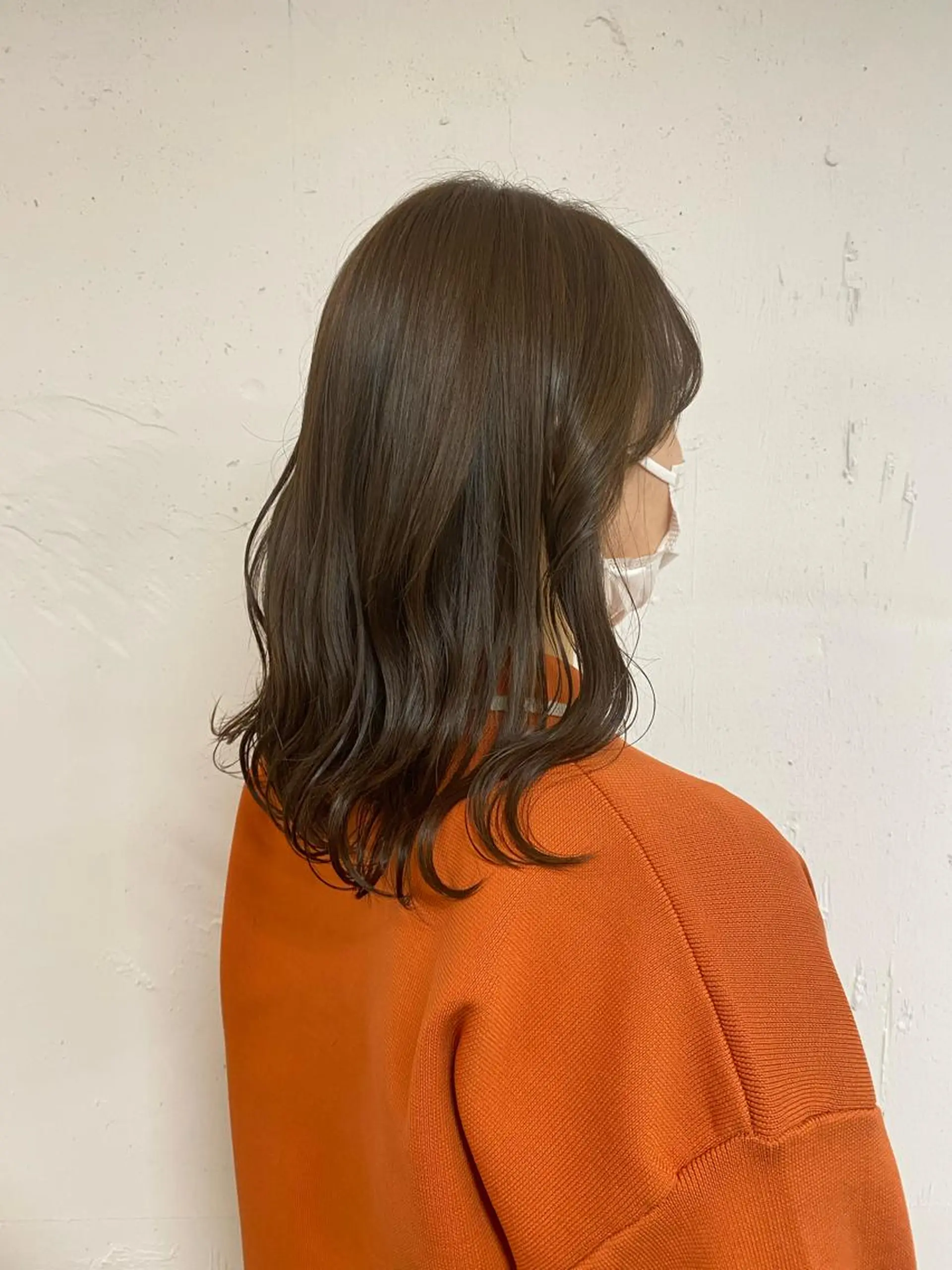 セミロング カラー ブラウンカラー Seaby / 木上 綾菜のヘアスタイル