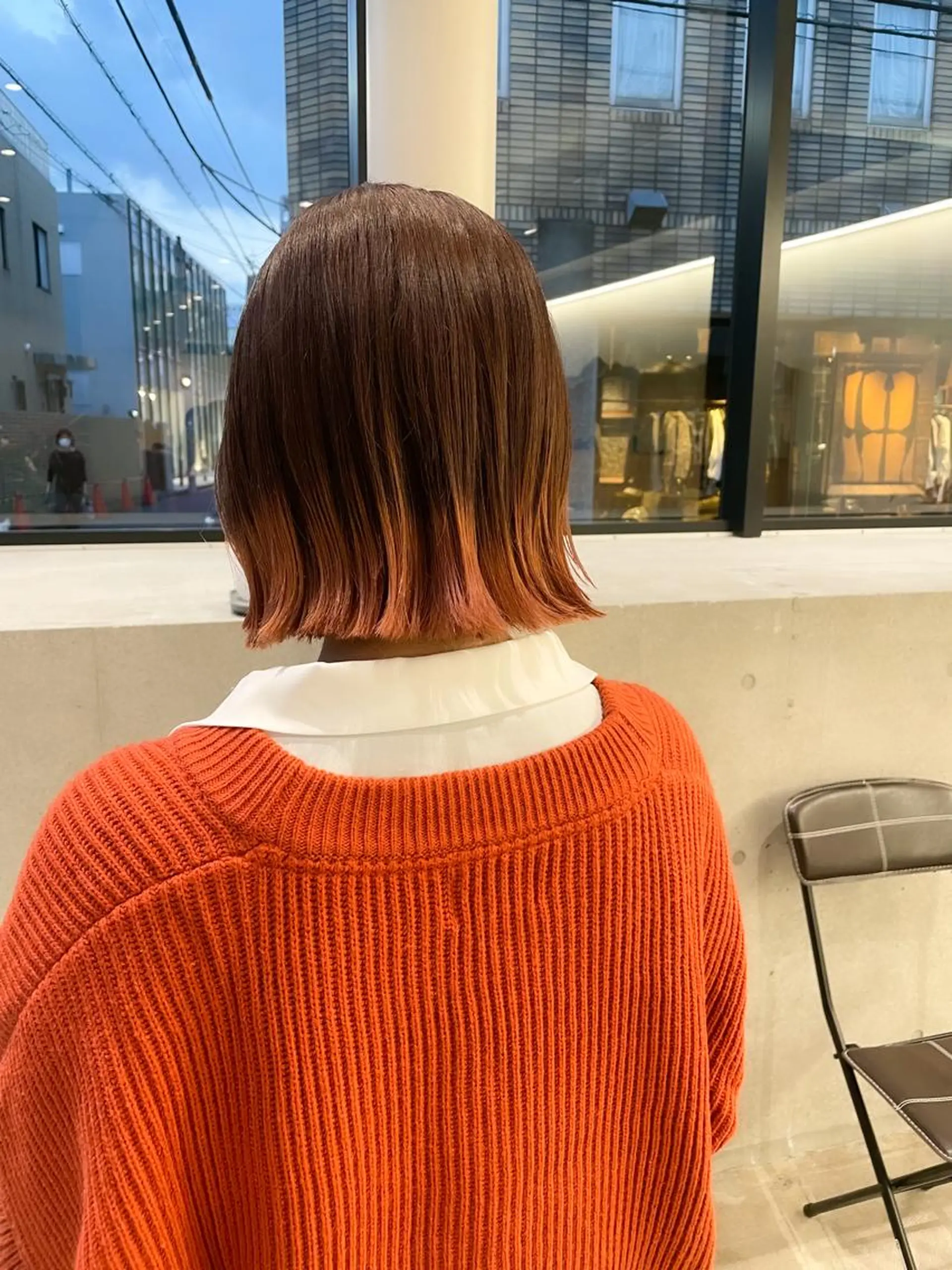 ショート カラー ヘアアレンジ ミニボブ/ブリーチ 🌈MISATOのヘアスタイル