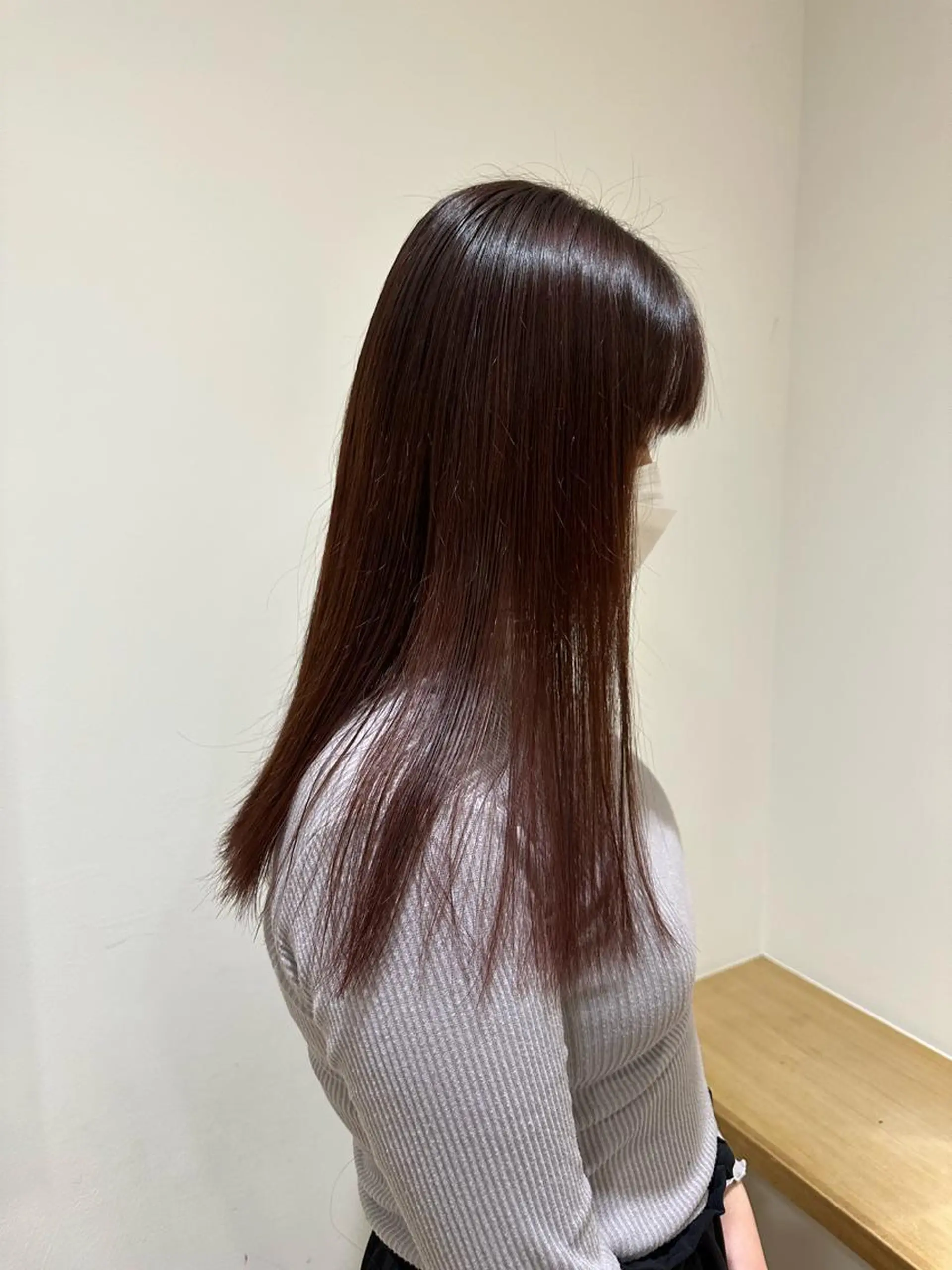 ロング カラー ブラウンカラー ピンクカラー ピンクブラウン ㅤㅤㅤㅤㅤㅤㅤㅤㅤㅤ 彩衣のヘアスタイル