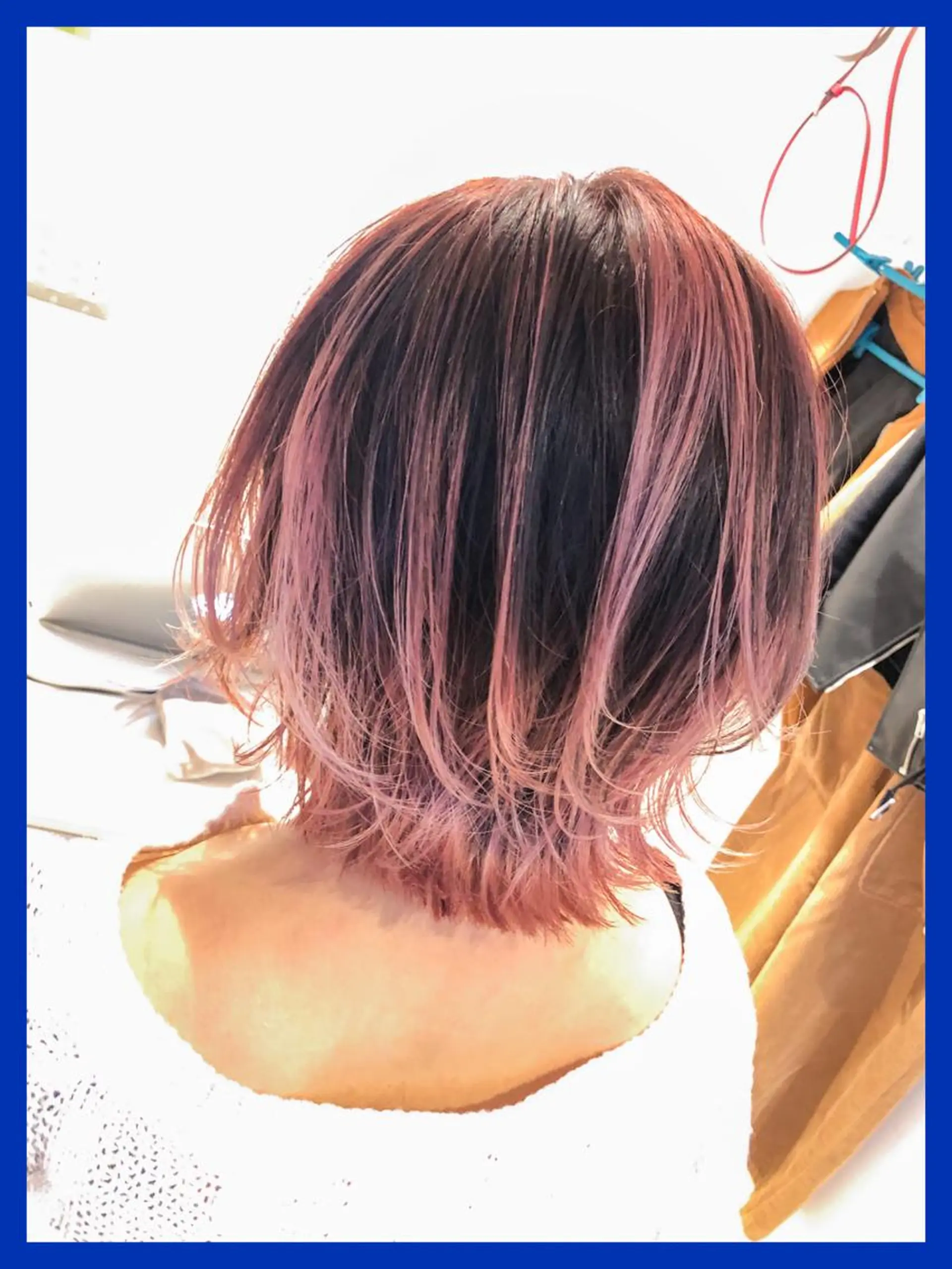ショート カラー カット ヘアカラー レイヤーカット× 髪質改善たもりのヘアスタイル