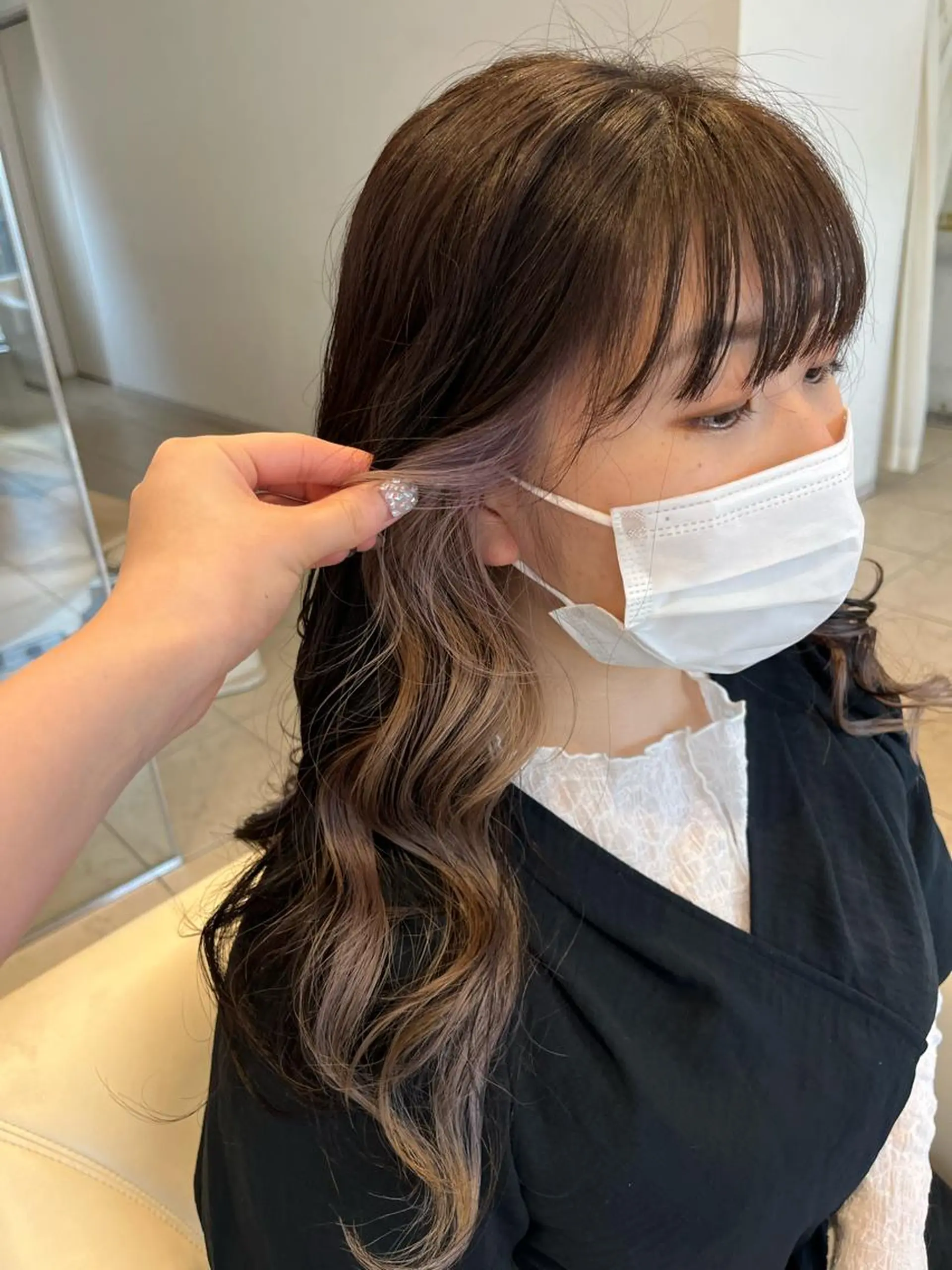 ロング HINA/栄/ボブ/ ボブパーマ/インナーのヘアスタイル