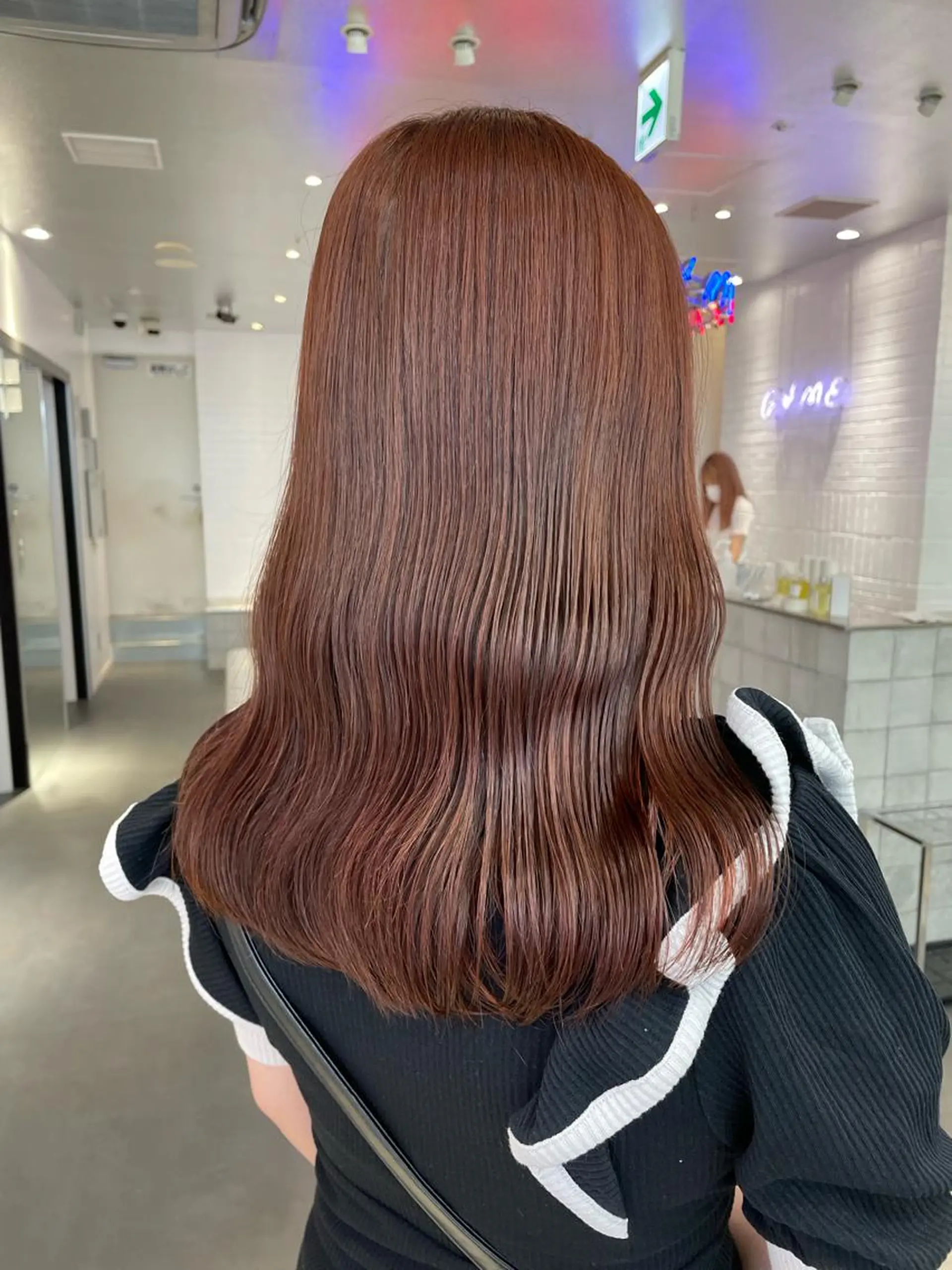 セミロング ヘアカラー ラフパーマ/ボブ/ 似合わせヘア/ショウのヘアスタイル