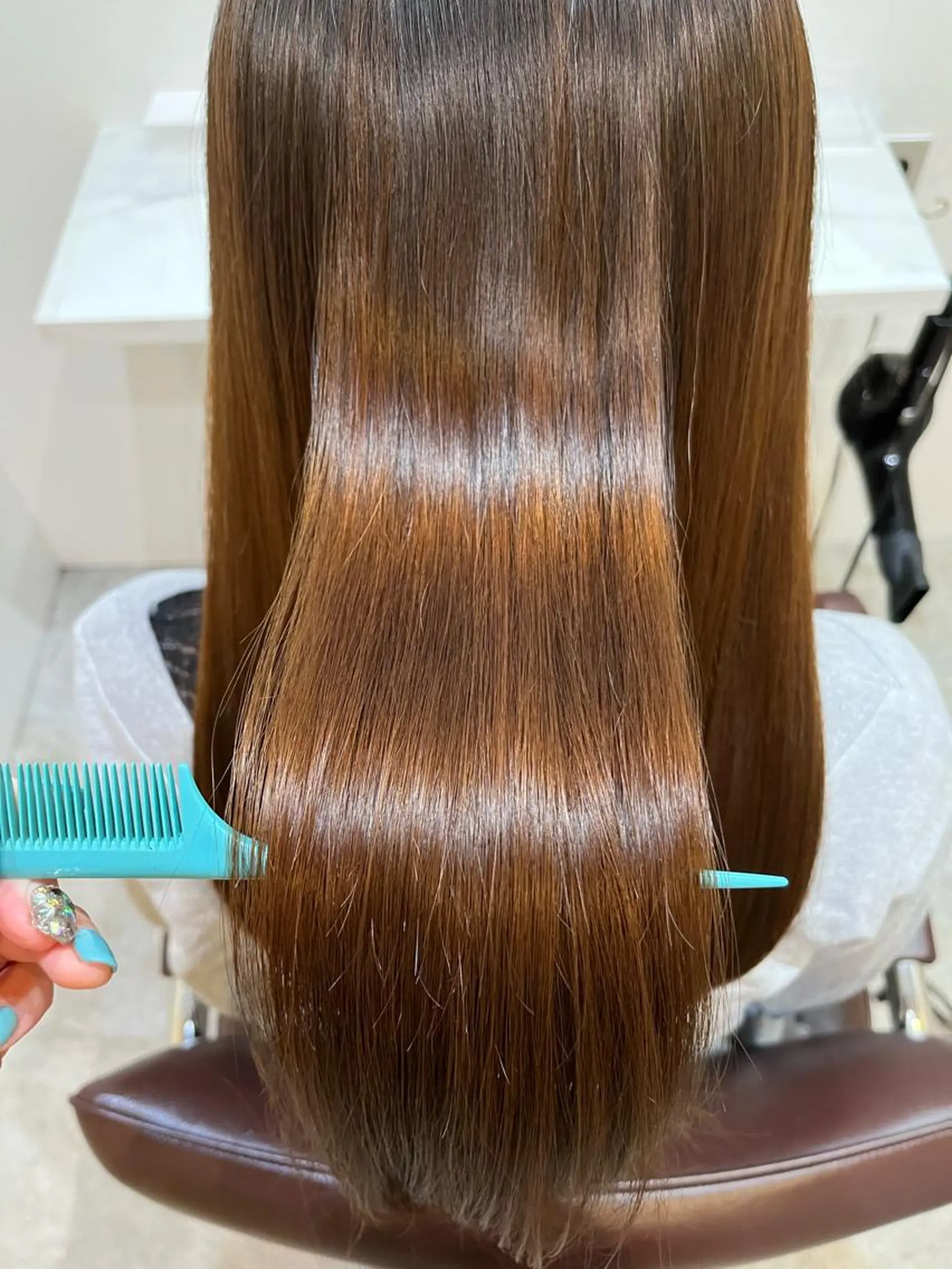 ロング カラー カット ヘアカラー トリートメント 【髪質改善　艶髪】 布川　莉穂のヘアスタイル