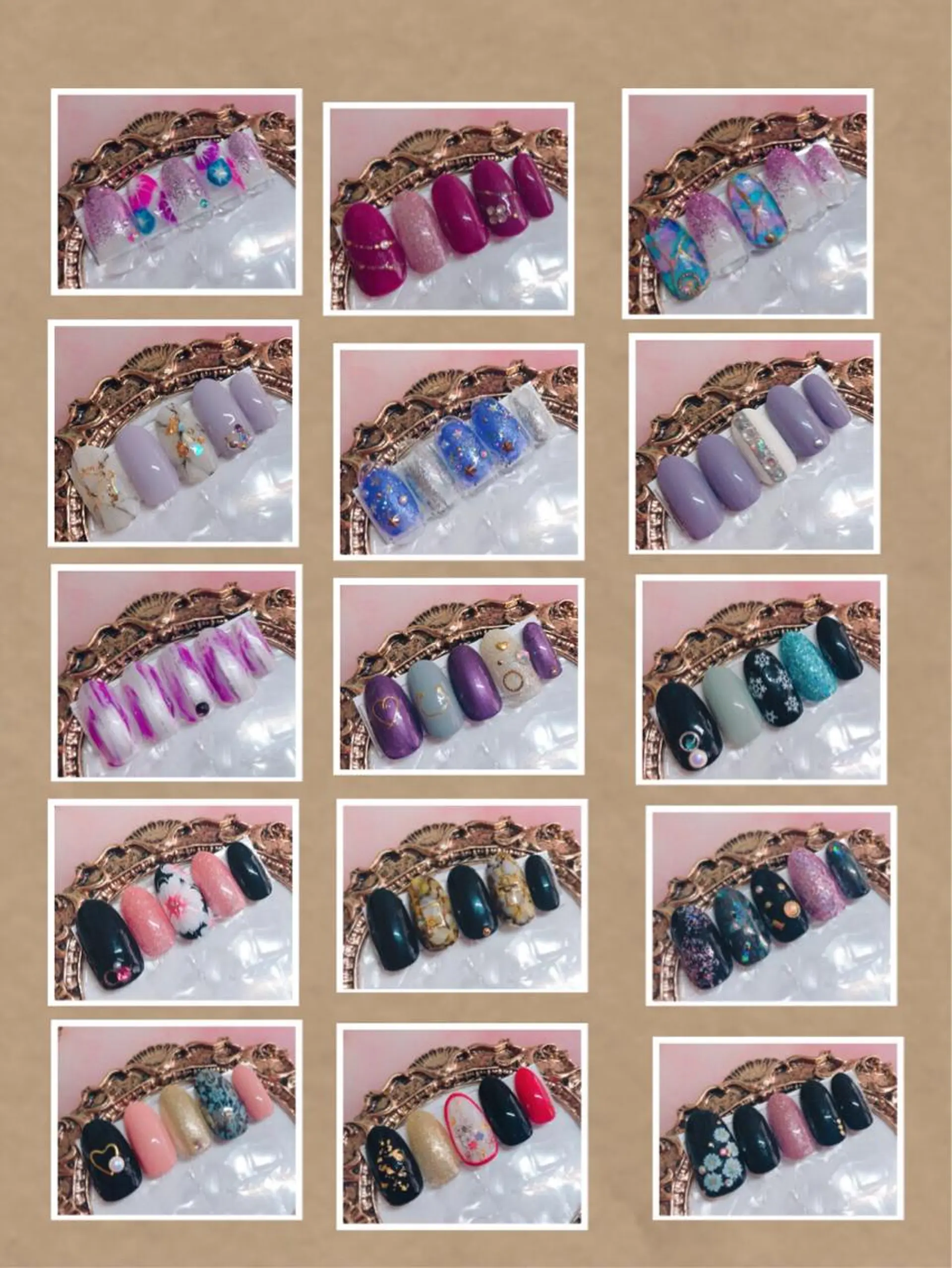 ネイル ハンドネイル CROWN プライベートサロンのネイルデザイン