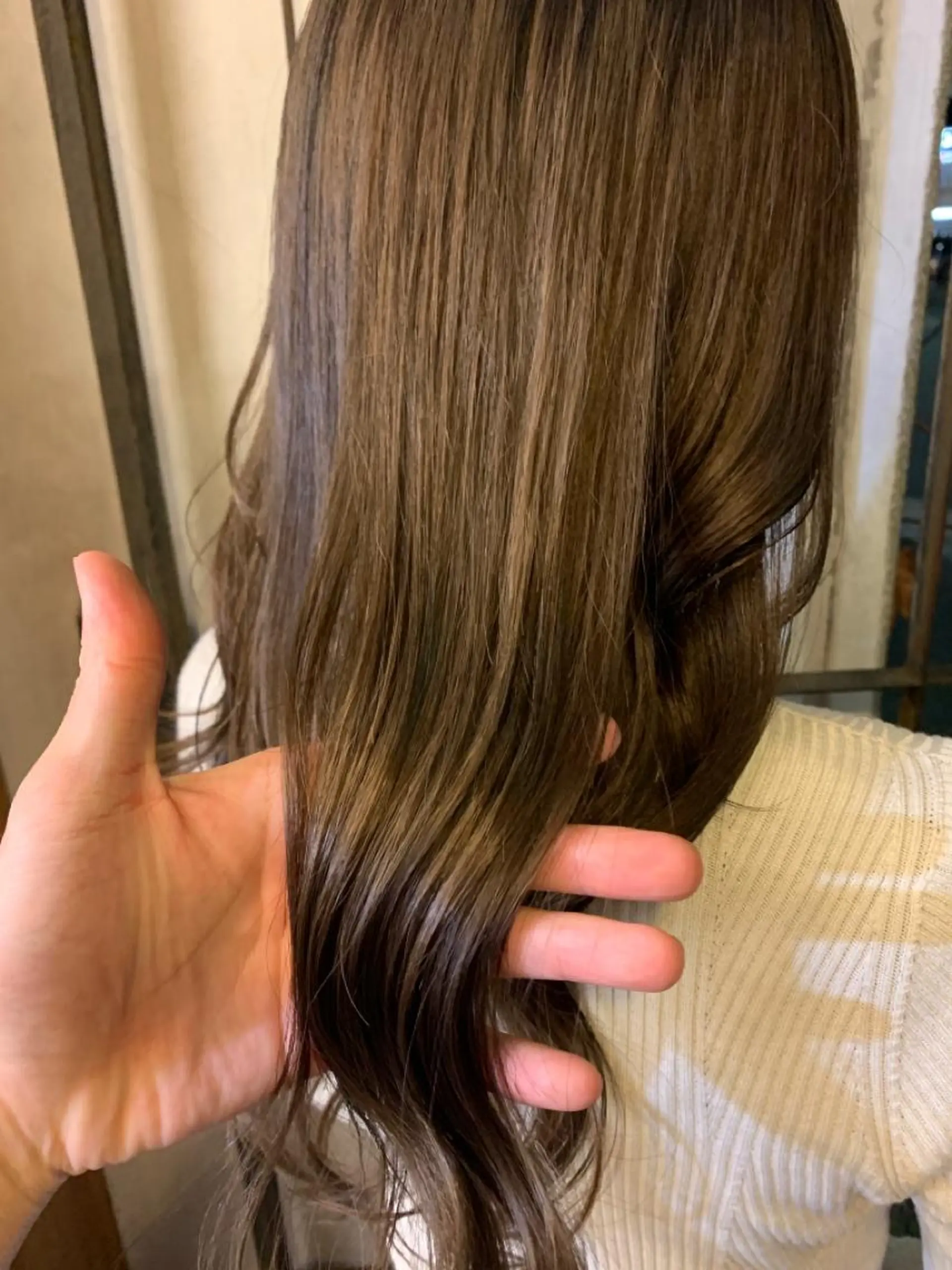 ロング カット ヘアカラー トリートメント 艶髪color💎髪 質改善ストレート大吉のヘアスタイル