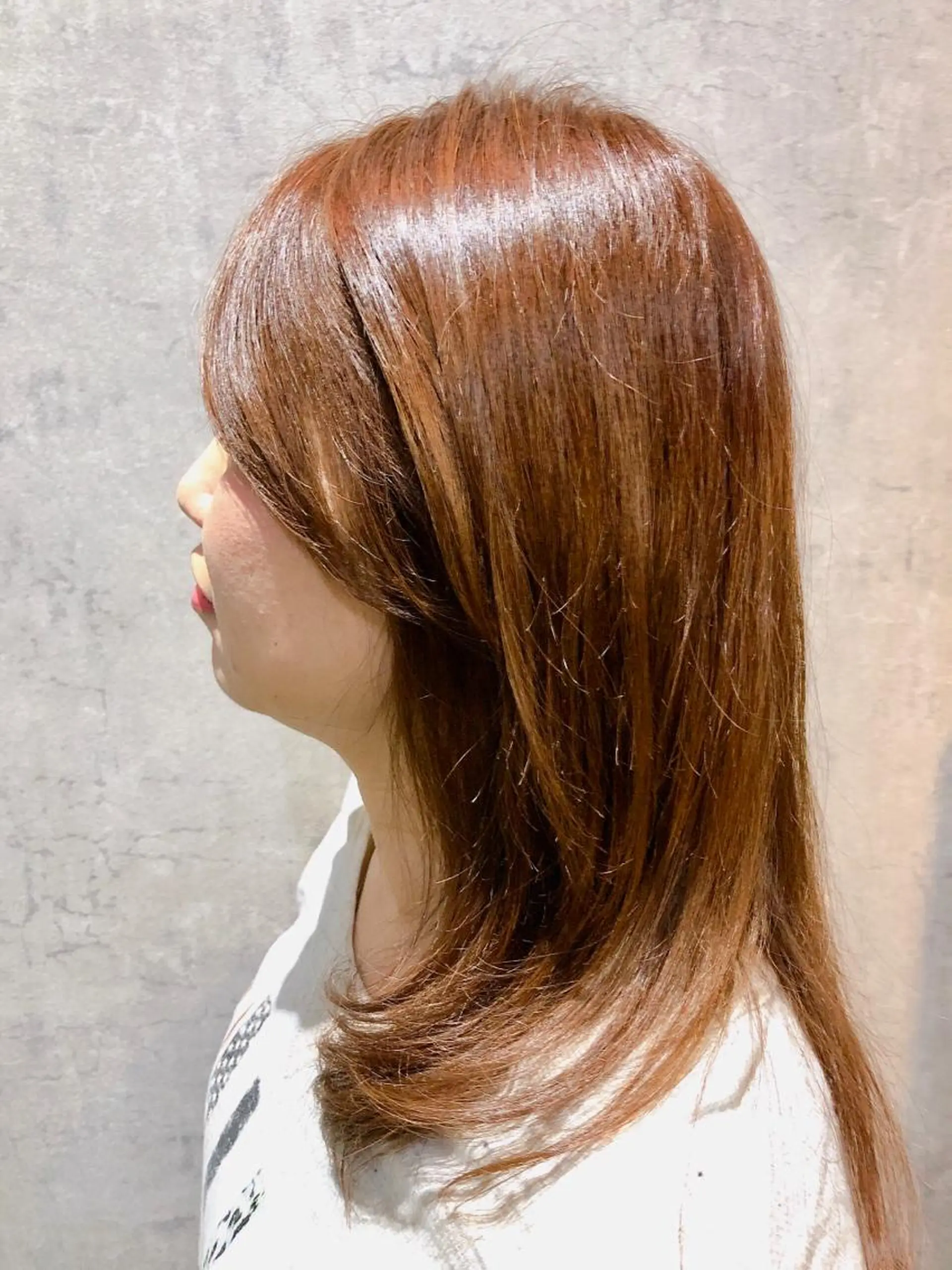 セミロング カラー ラベンダーカラー ピンクカラー ピンクラベンダー 鹿取 三紗子のヘアスタイル