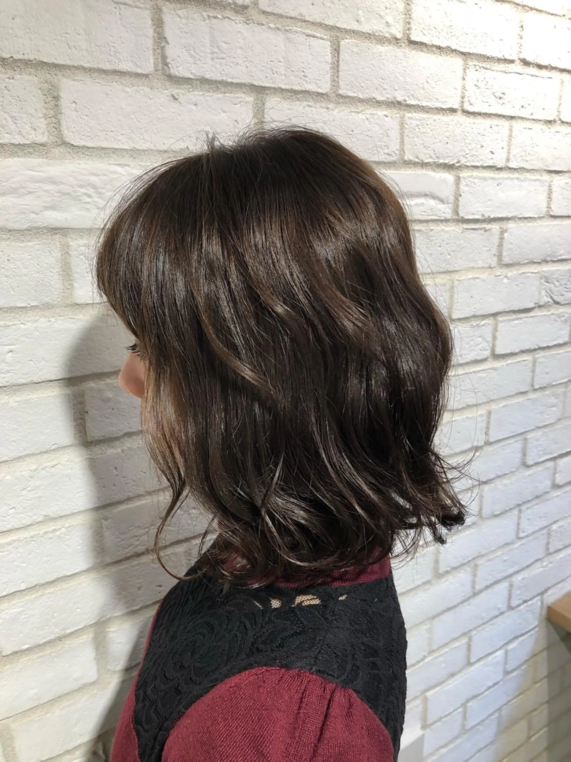 ミディアム カラー パーマ ヘアアレンジ メンズ キッズ ネイル マツエク・マツパ グレージュ 新宿/髪質改善/ 美髪矯正✨浅江通友のヘアスタイル