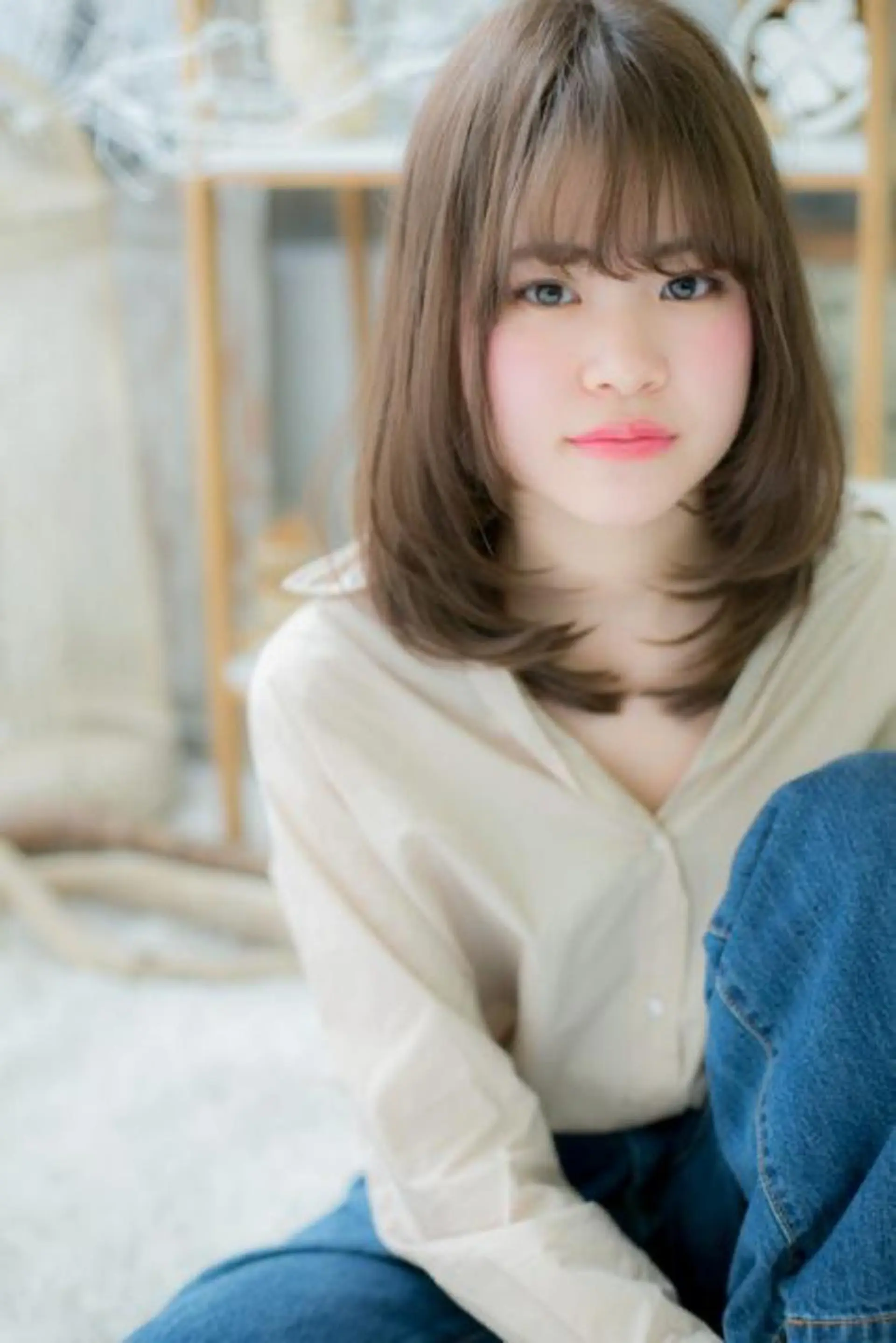 ミディアム カラー 出川 宙☘️のヘアスタイル