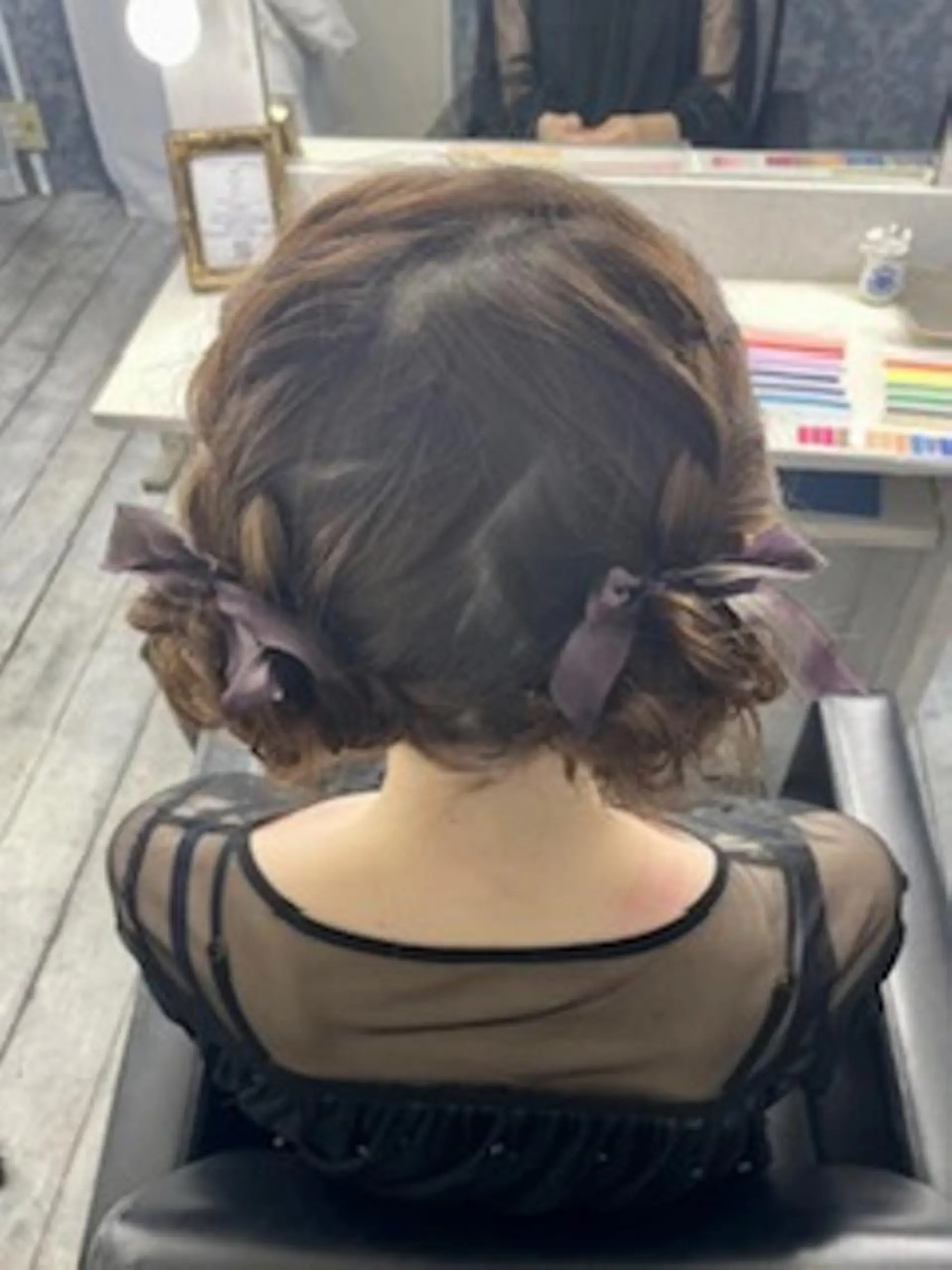 ヘアアレンジ お団子ヘア shizuka 👸ヘアセット✨のヘアスタイル