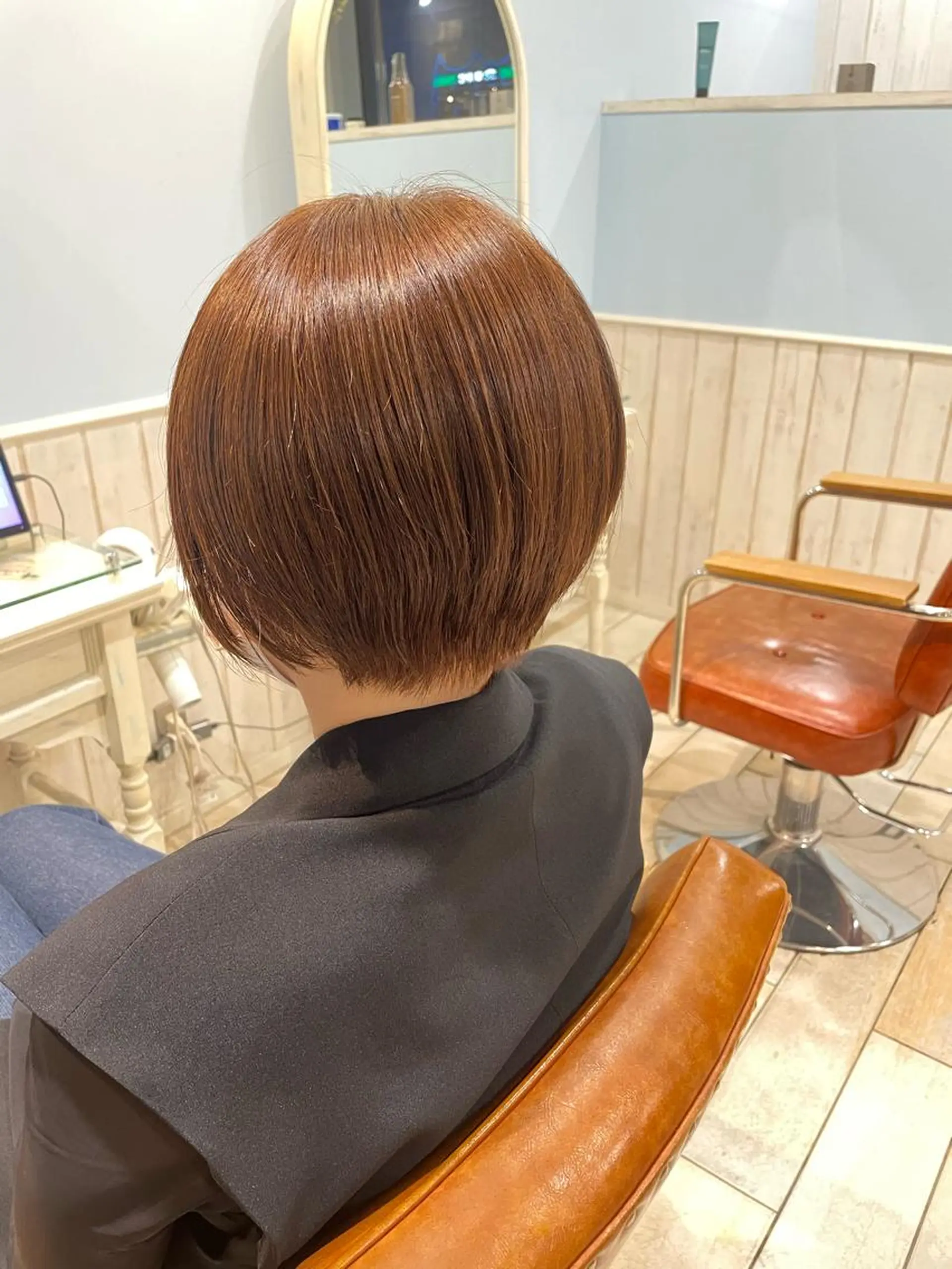 ショート ヘアカラー トリートメント 門前仲町/縮毛矯正☆ 髪質改善 平尾雄司のヘアスタイル