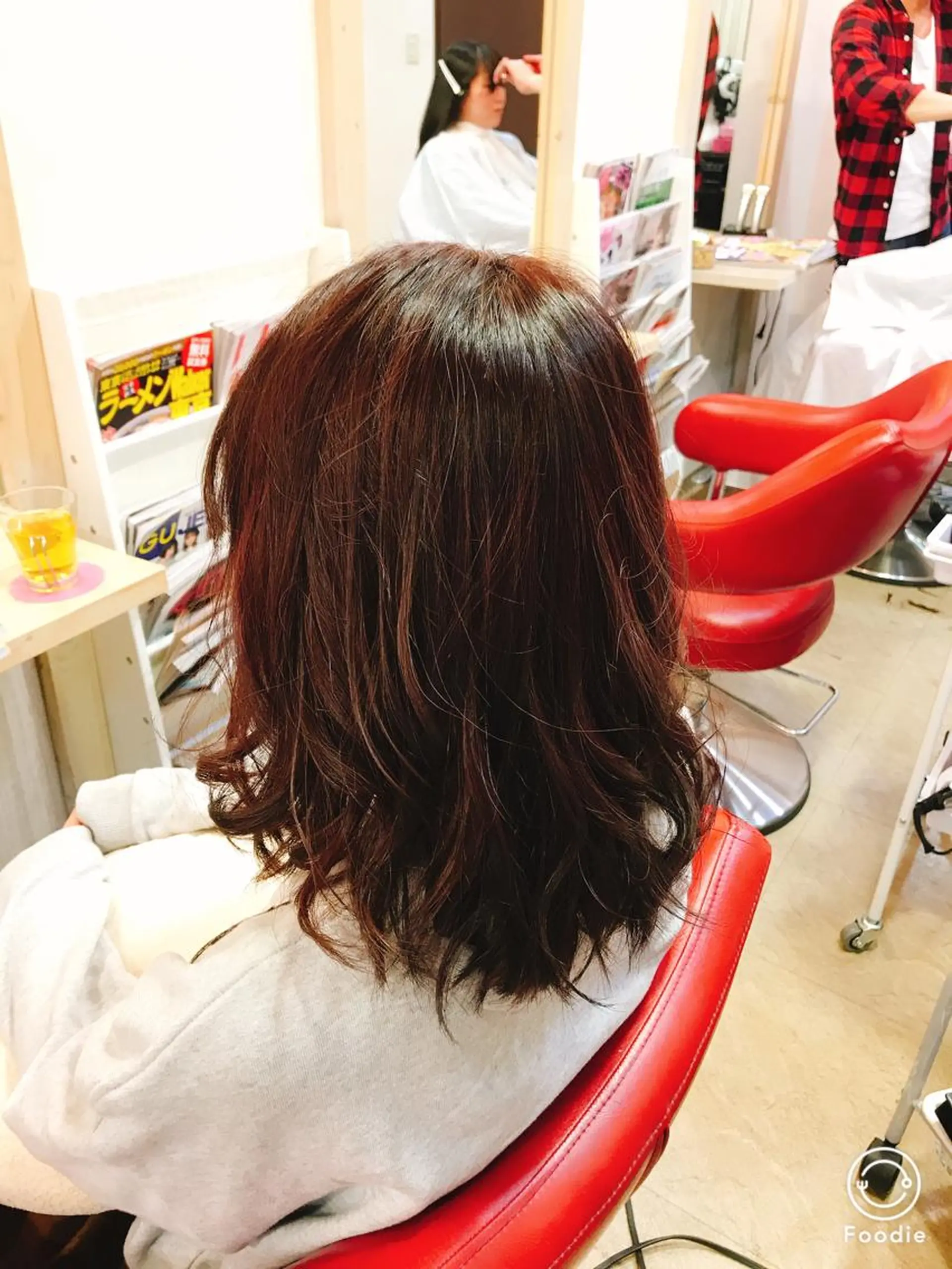 ミディアム カラー 渋谷宮益坂 omoのヘアスタイル