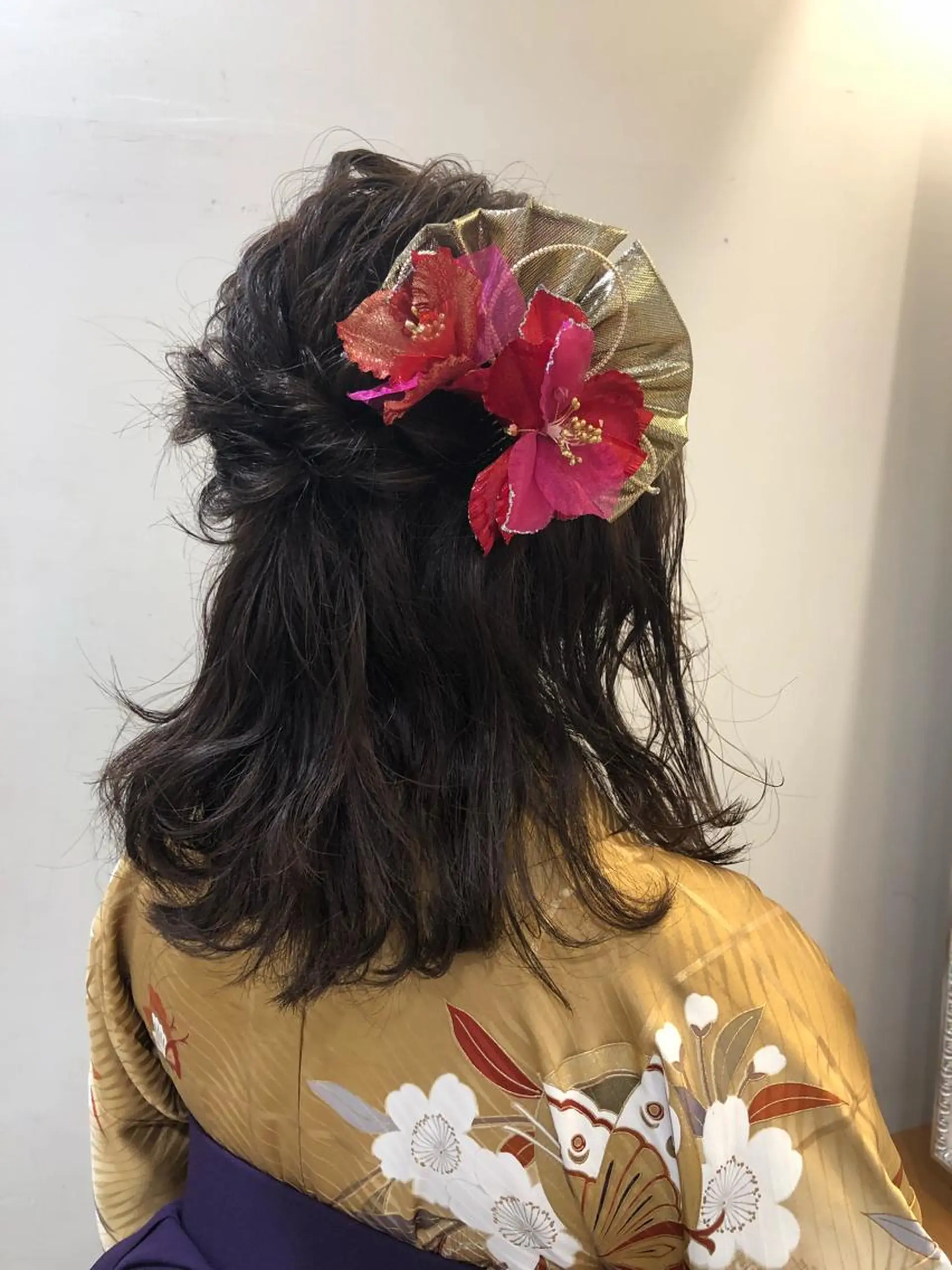 セミロング ヘアアレンジ レイヤーカット✂️ 横浜No1♡下鳥翔子のヘアスタイル