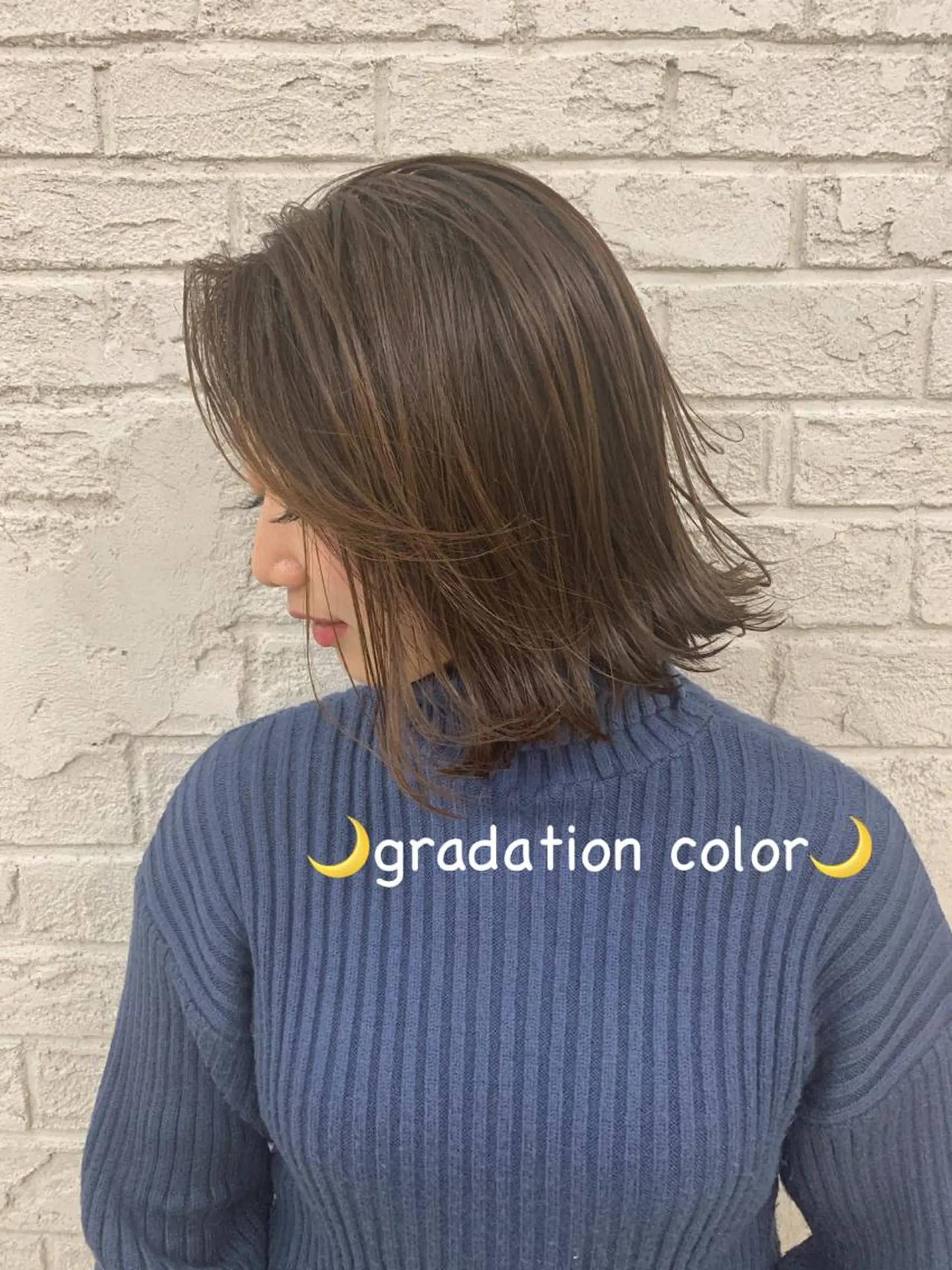 ミディアム カラー ブリーチ グラデーションカラー ブリーチなしカラー カット ヘアカラー トリートメント ハイライトカラー＆ ダブルカラー　田口のヘアスタイル