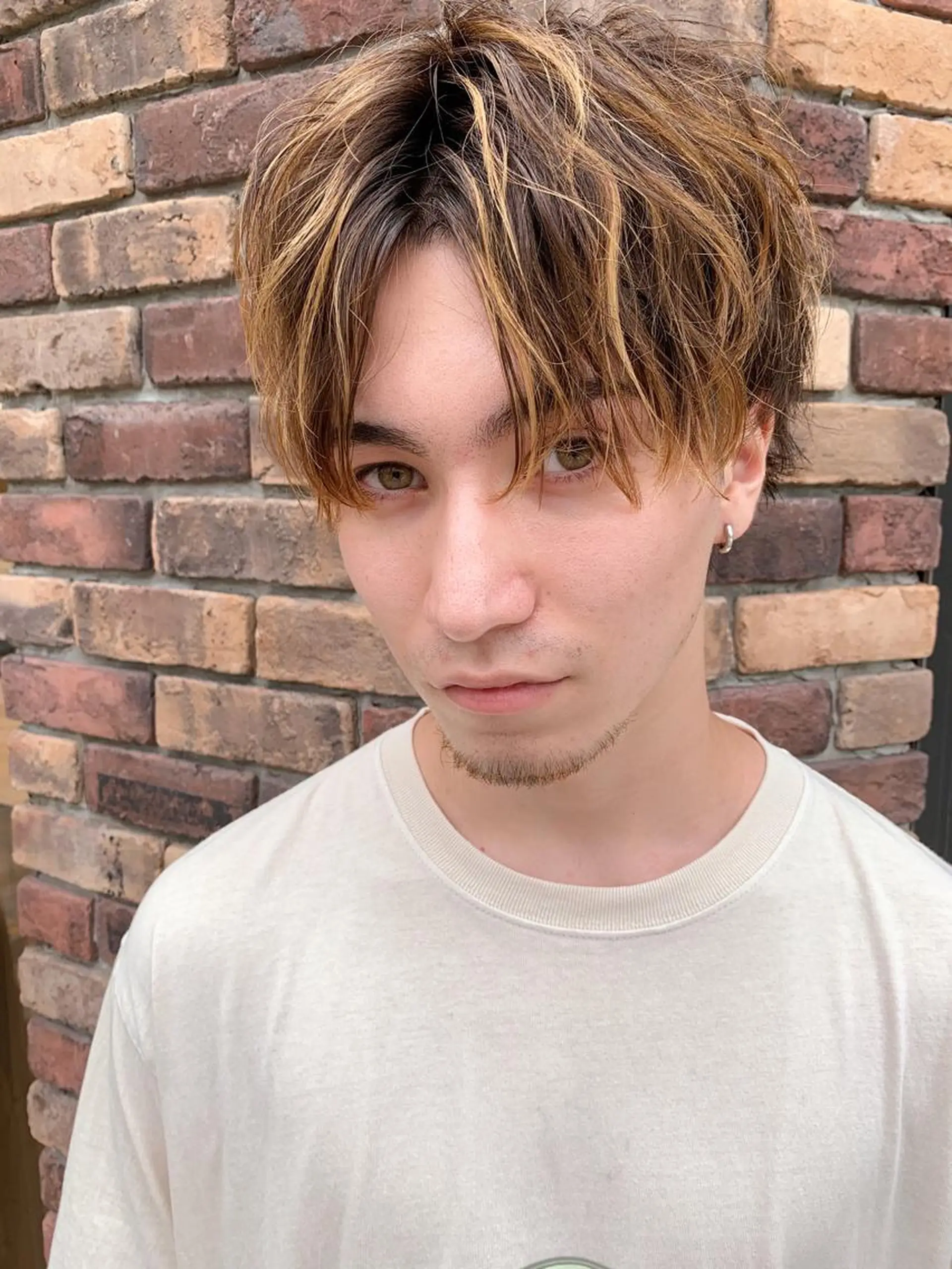 ショート メンズ センターパート マッシュ 【代表】 高瀬慎也/縮毛矯正のヘアスタイル