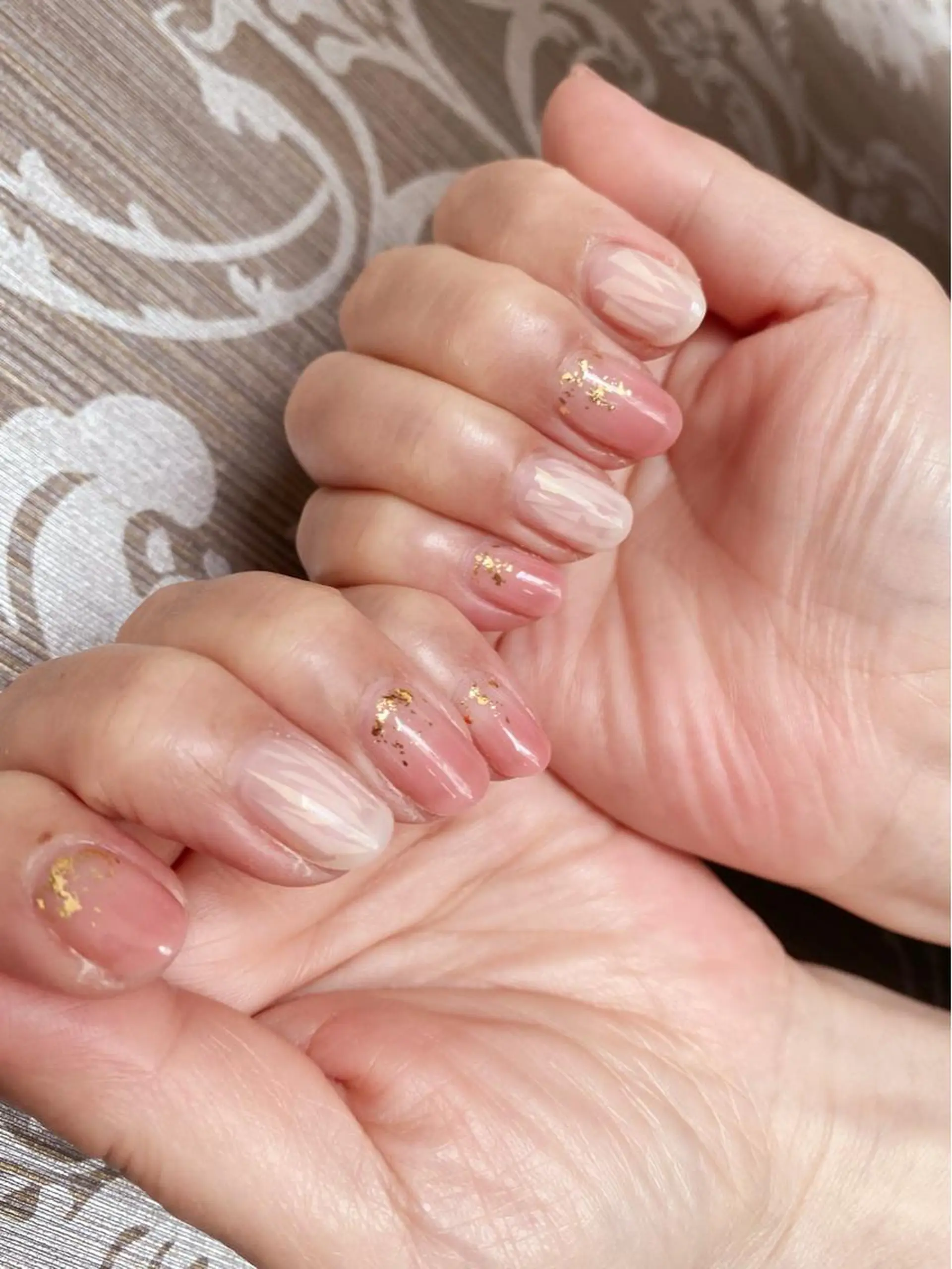 ネイル ピンク 春ネイル ハンドネイル nail salon "a"のネイルデザイン