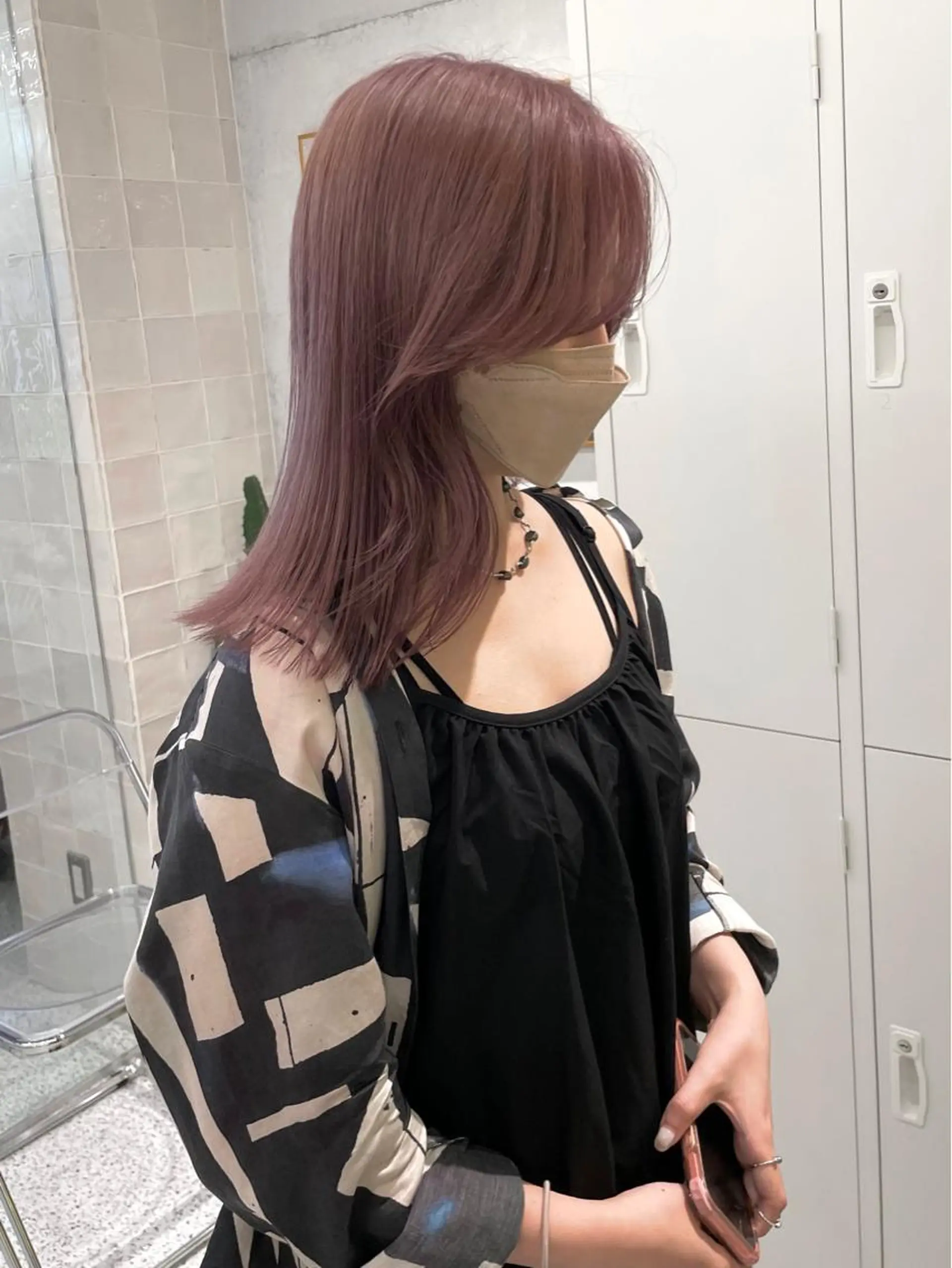 ミディアム カラー ヘアカラー トリートメント 韓国ヘア🤍 ayanaのヘアスタイル