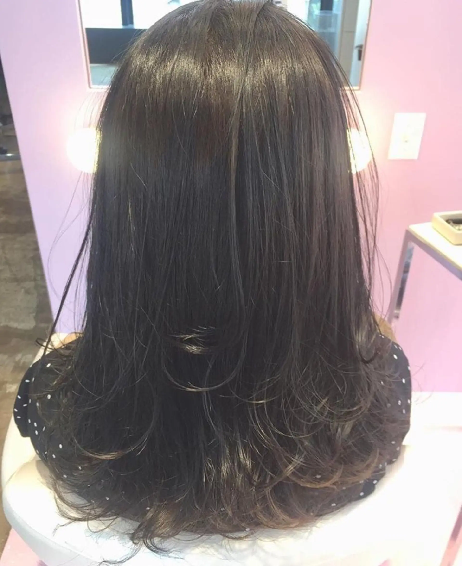 セミロング カット ヘアカラー トリートメント 所渉/韓国レイヤー /ウルフカットのヘアスタイル