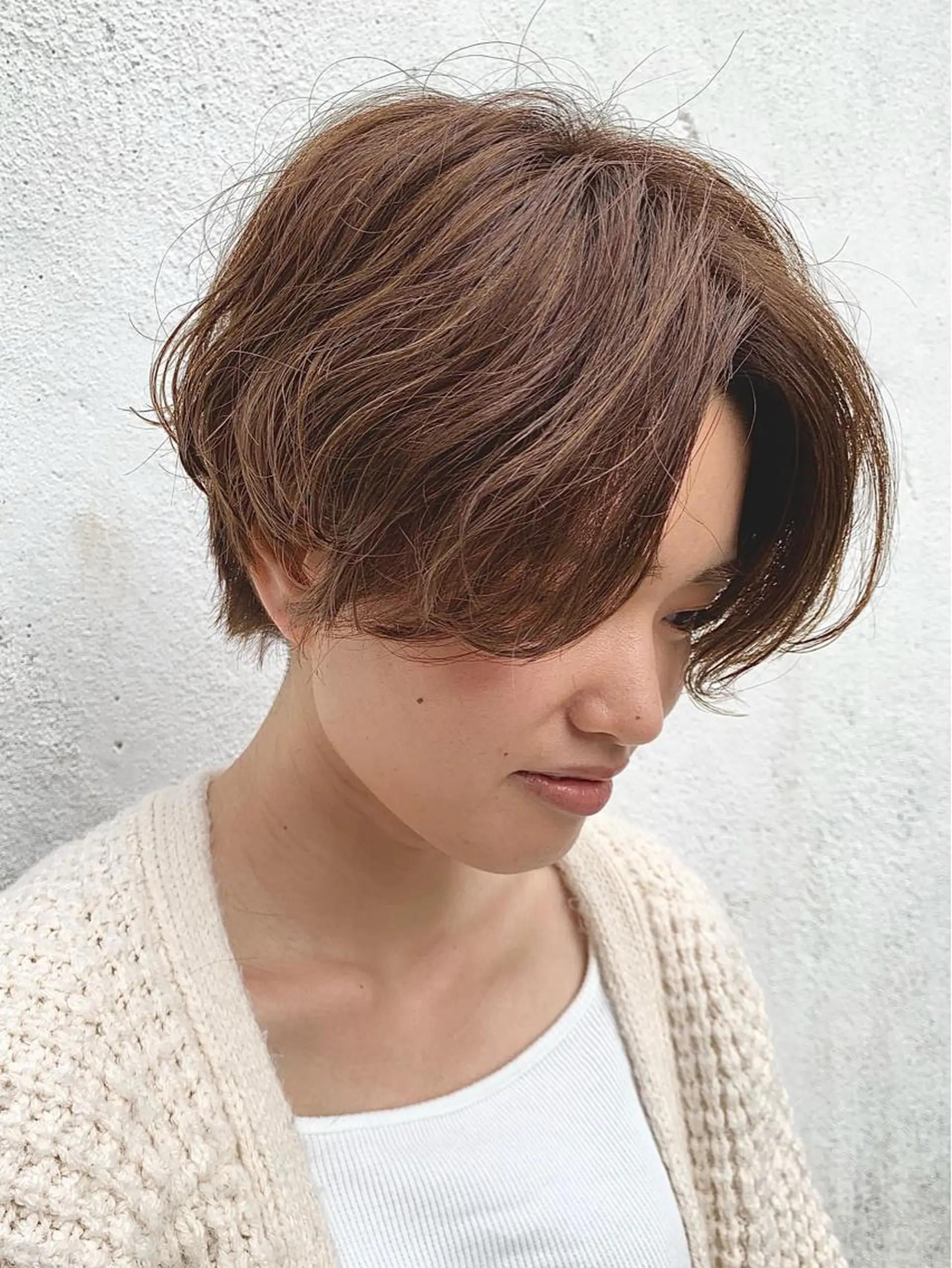 ショート カラー パーマ 🇺🇸✂️🍟 こんあゆみのヘアスタイル