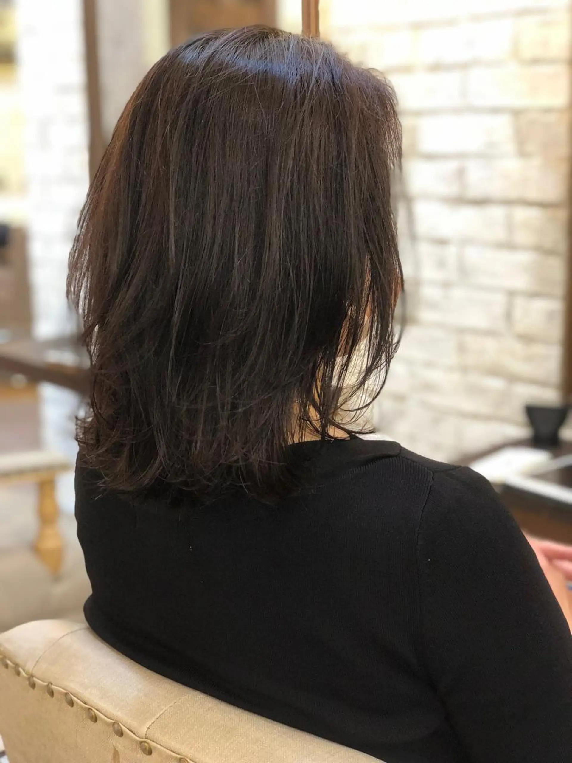 ミディアム カラー パーマ Carina所属・セン北徒歩５分 キシタクのヘアスタイル