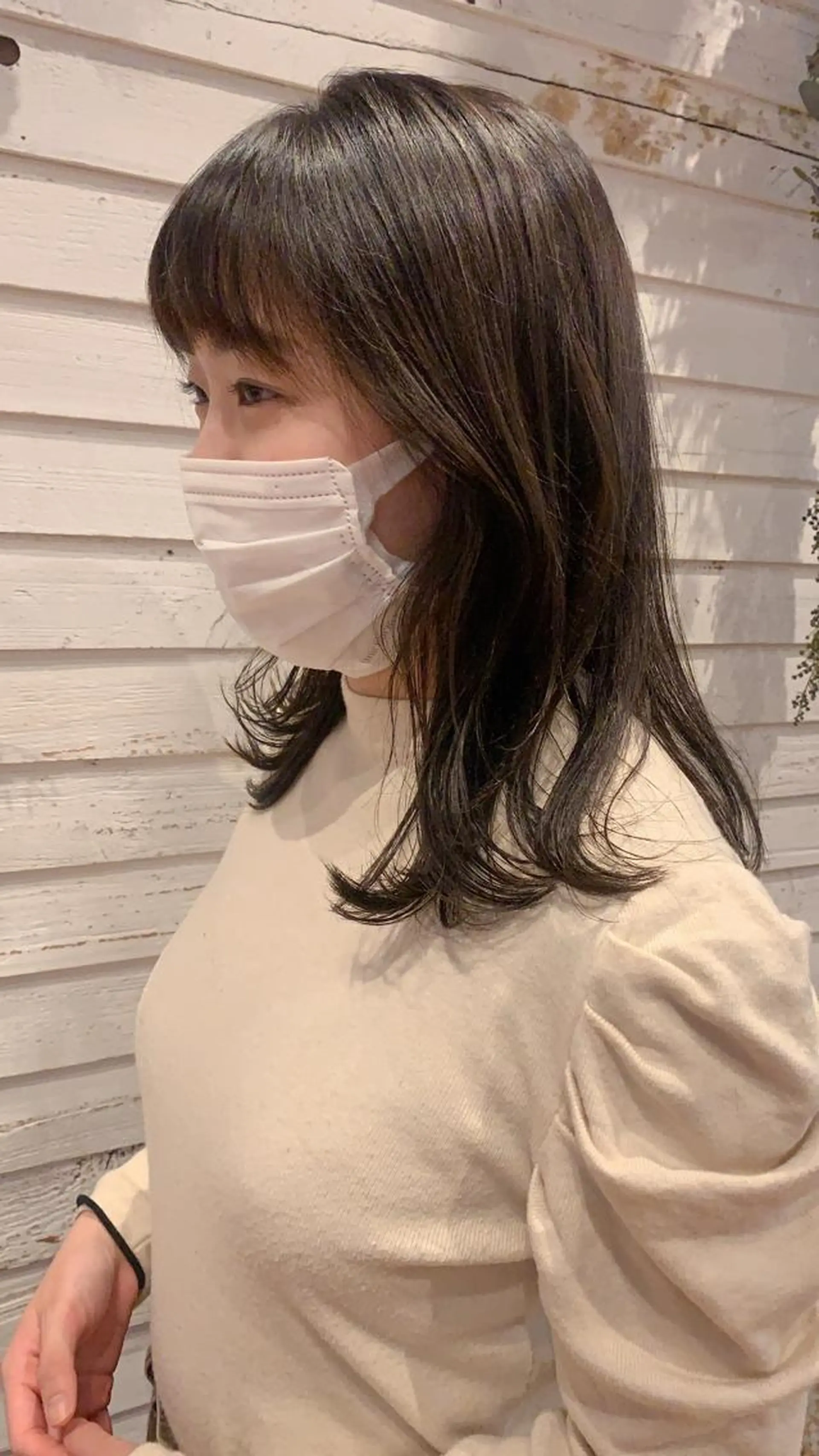 ミディアム カラー ミディアムレイヤー レイヤーカット 🌱小顔ヘア/ボブ ミディアム/双葉🌱のヘアスタイル