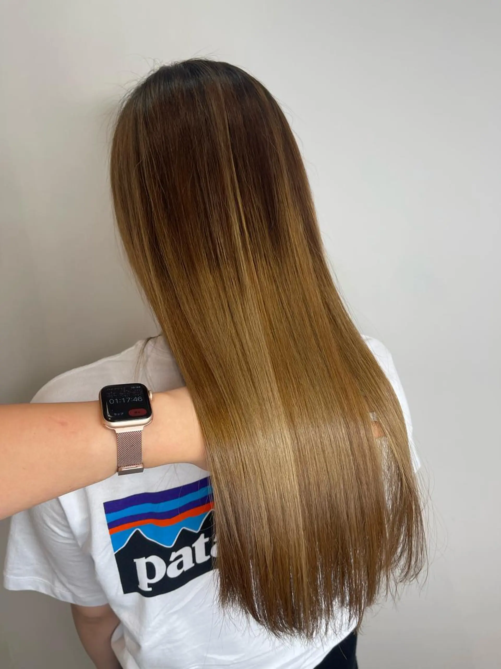 ロング カット ヘアカラー トリートメント emi/髪質改善/ 韓国風/艶カラーのヘアスタイル