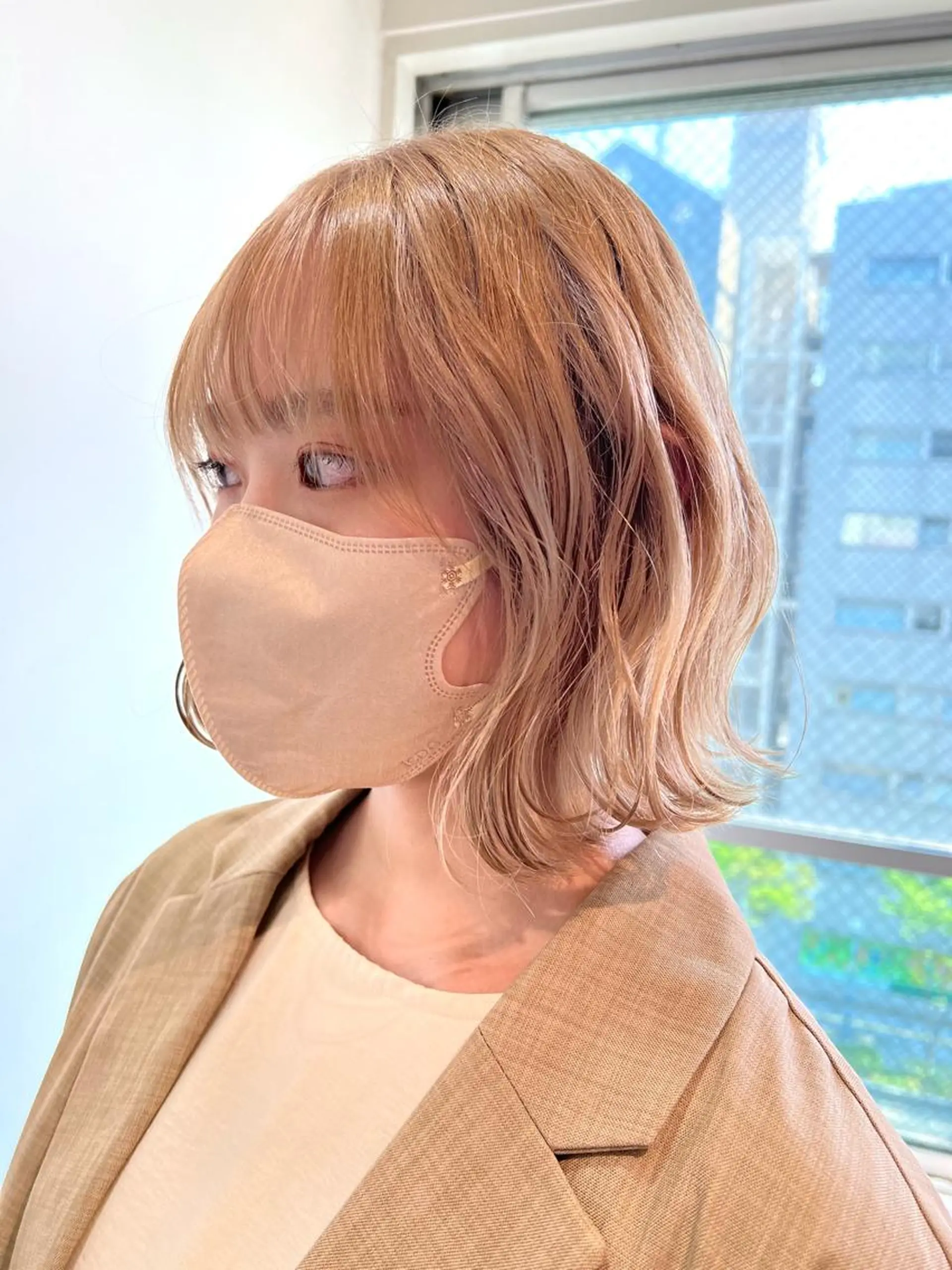 ミディアム カラー ケアブリーチ/ili 村上佳那多のヘアスタイル