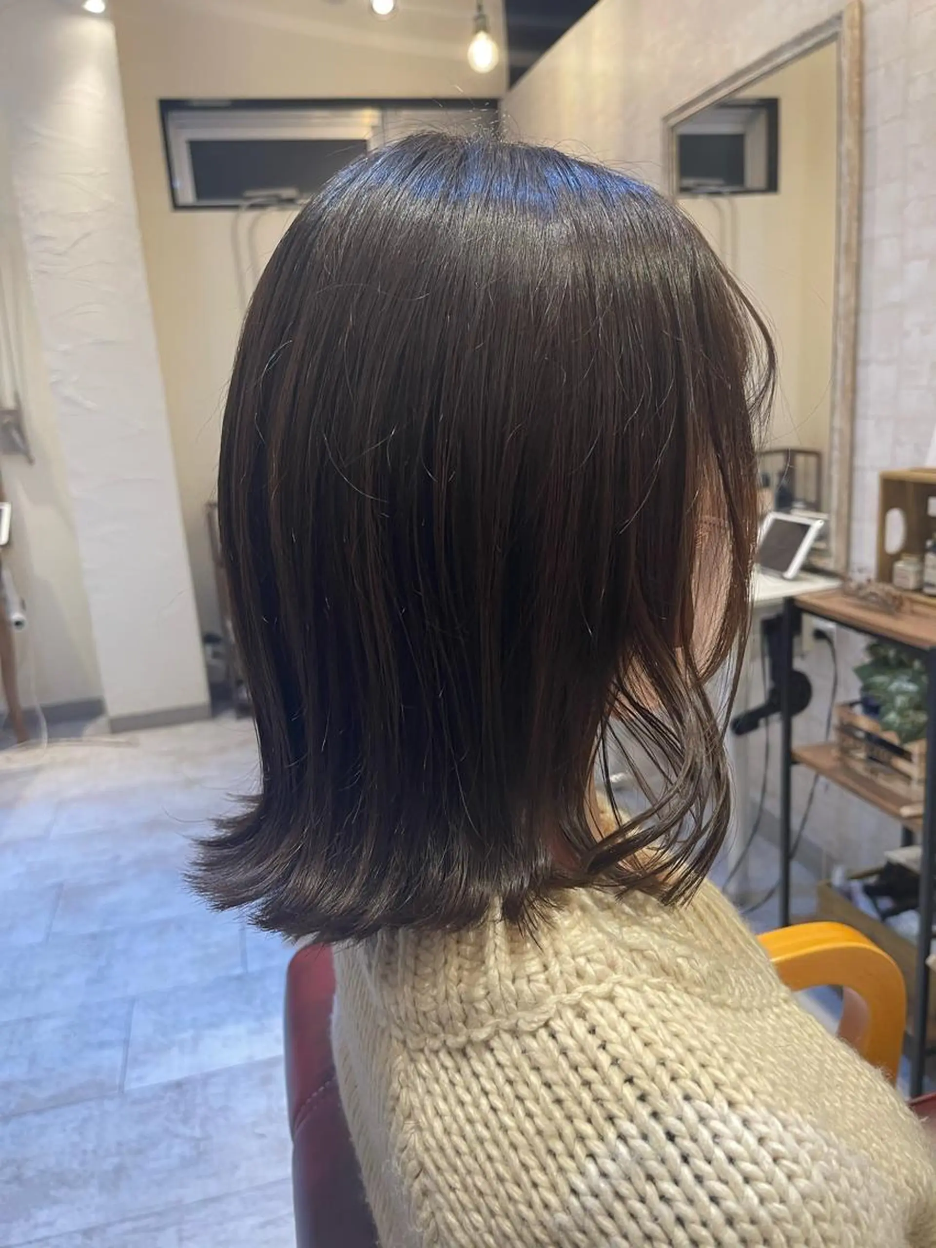 ミディアム カット ヘアカラー トリートメント 🍭透明感カラー 志賀拓海🍬🌈のヘアスタイル