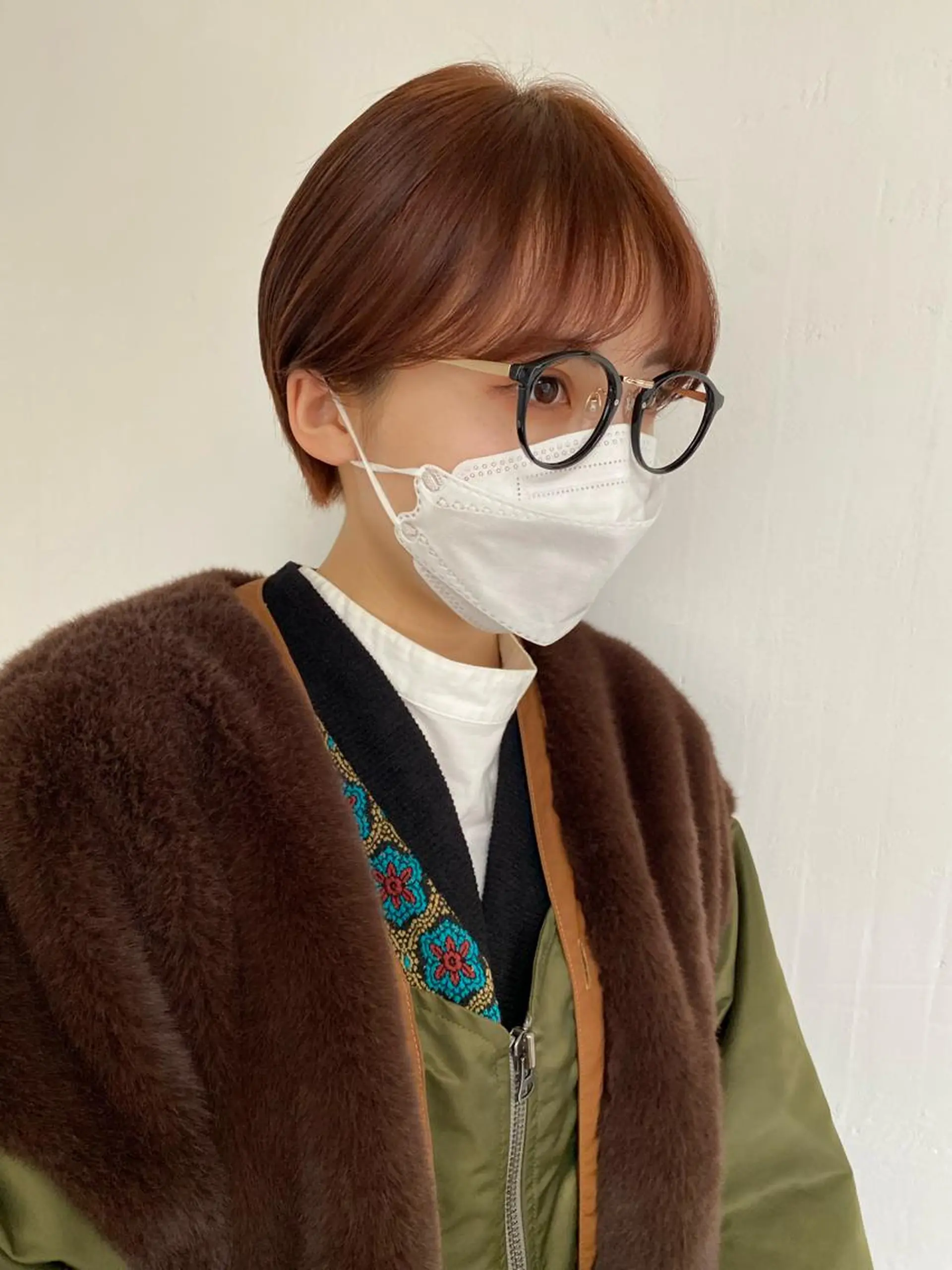 ショート パーマ、髪質改善 菊地美月のヘアスタイル