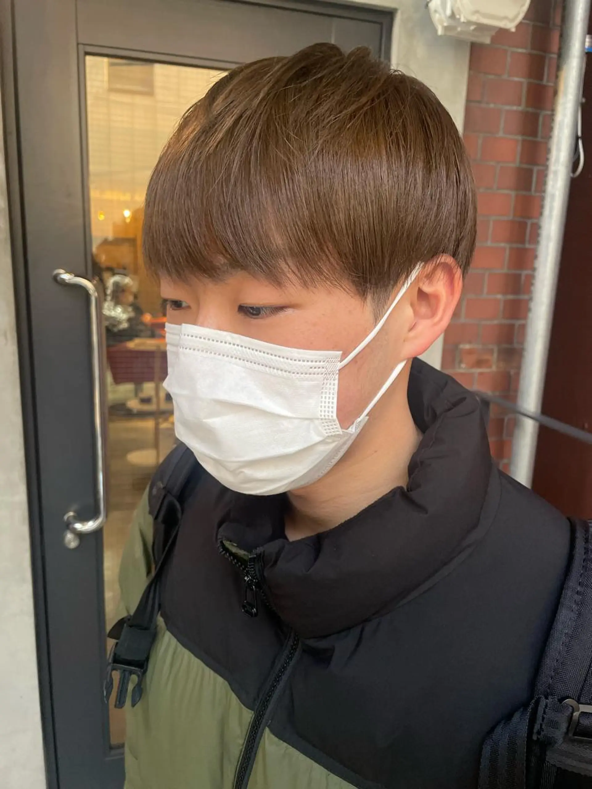 カラー メンズ 京都美容師 塩のヘアスタイル