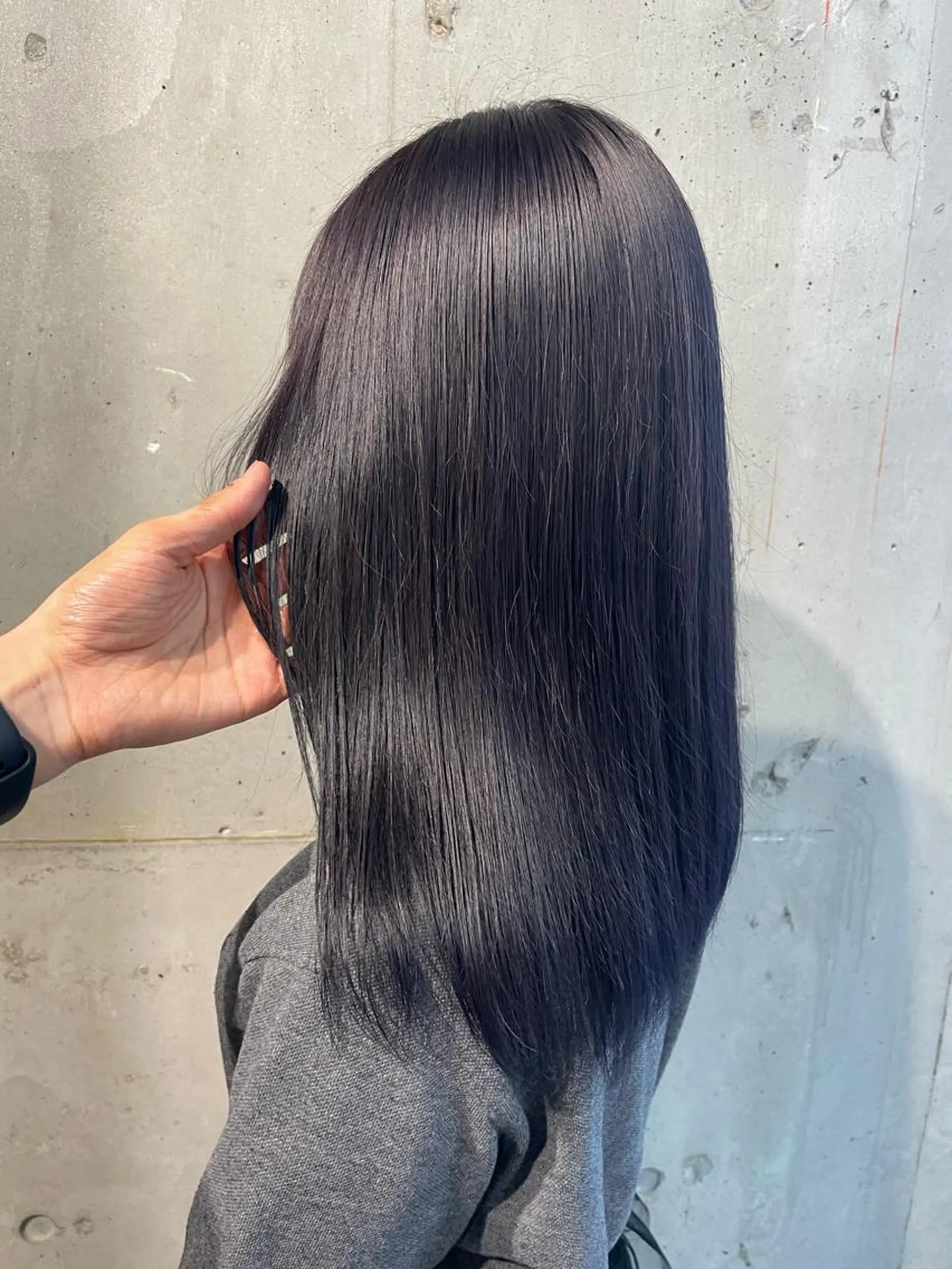 セミロング カラー ディープラベンダー ラベンダーカラー lani hair salon所属・SHOTO ハイトー ン/ブロンドカラーのヘアスタイル