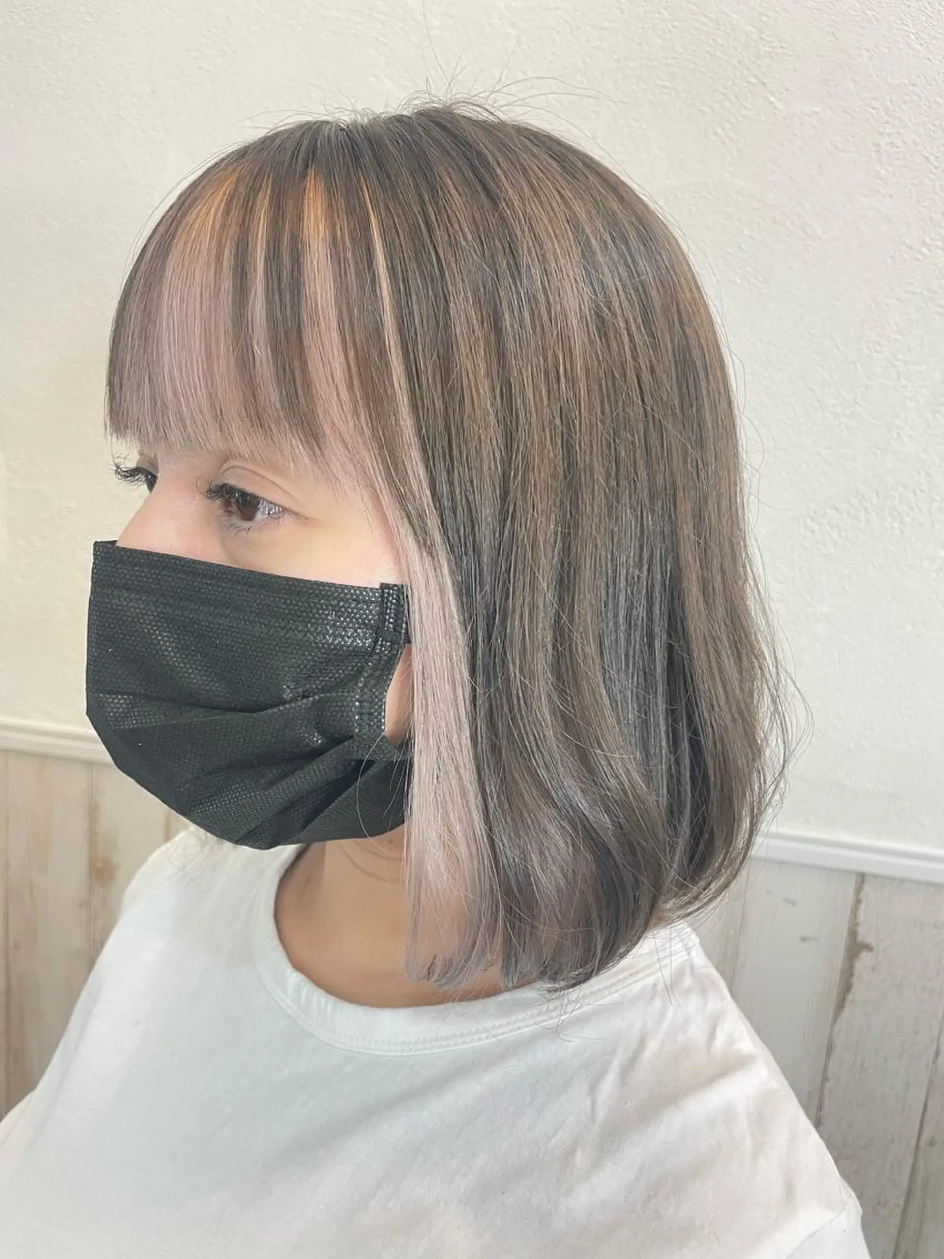 セミロング トリートメント ヘアカラー トリートメント 🐆アンドウ チカコ🦓のヘアスタイル