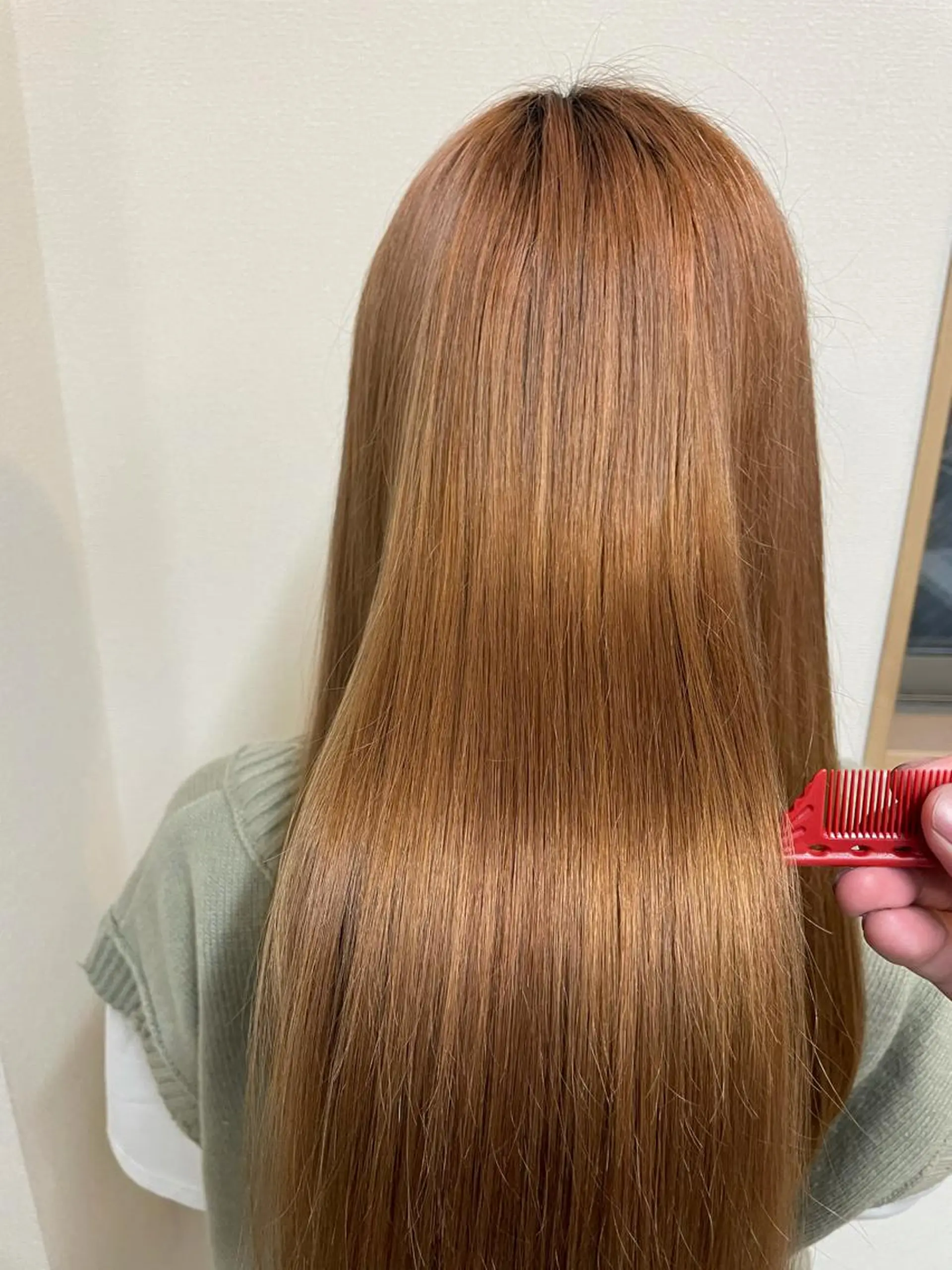 ロング カラー ケアブリーチ /髪質 改善/古橋圭史郎のヘアスタイル