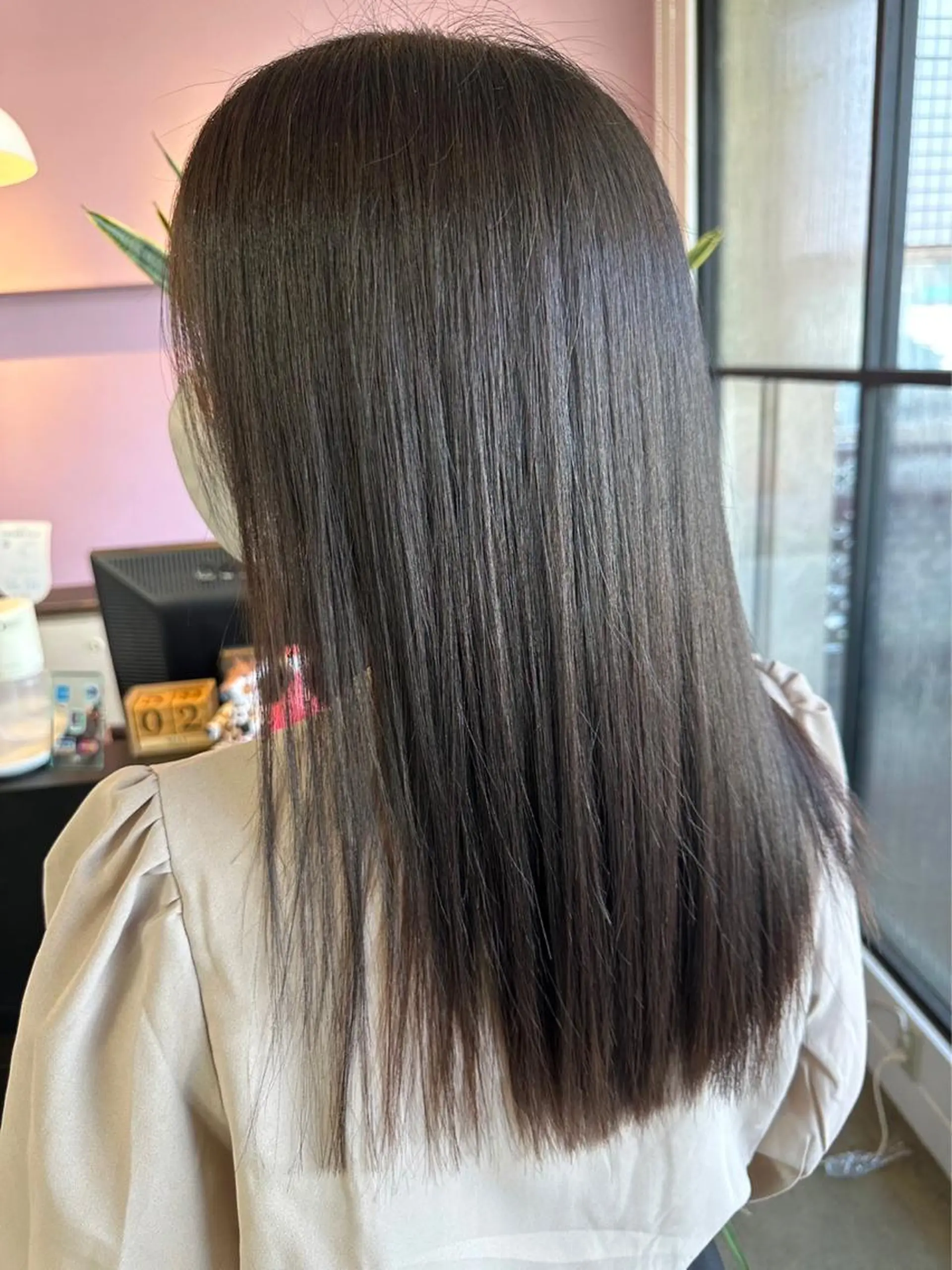 セミロング 阿倍野/髪質改善 /縮毛矯正/坪田幸広のヘアスタイル