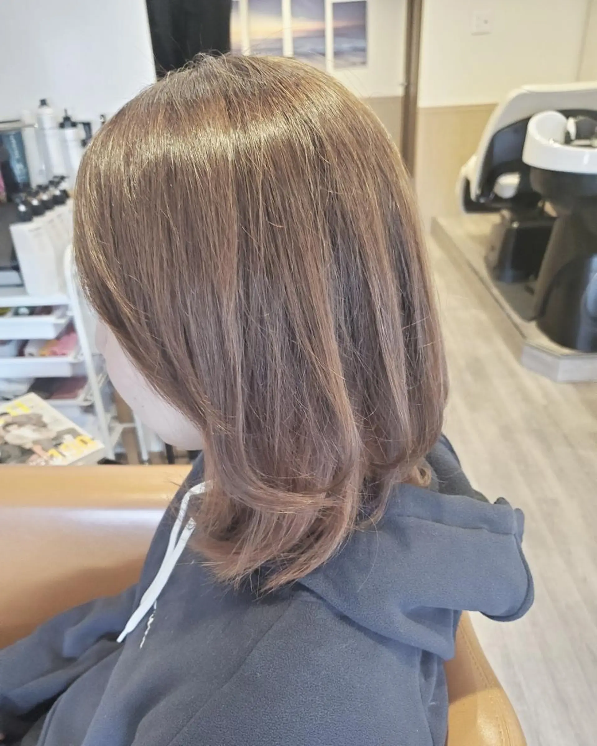 ミディアム カラー アディクシーカラー 外国人風カラー トリートメント カット ヘアカラー トリートメント spa hair  ark 富井直美のヘアスタイル