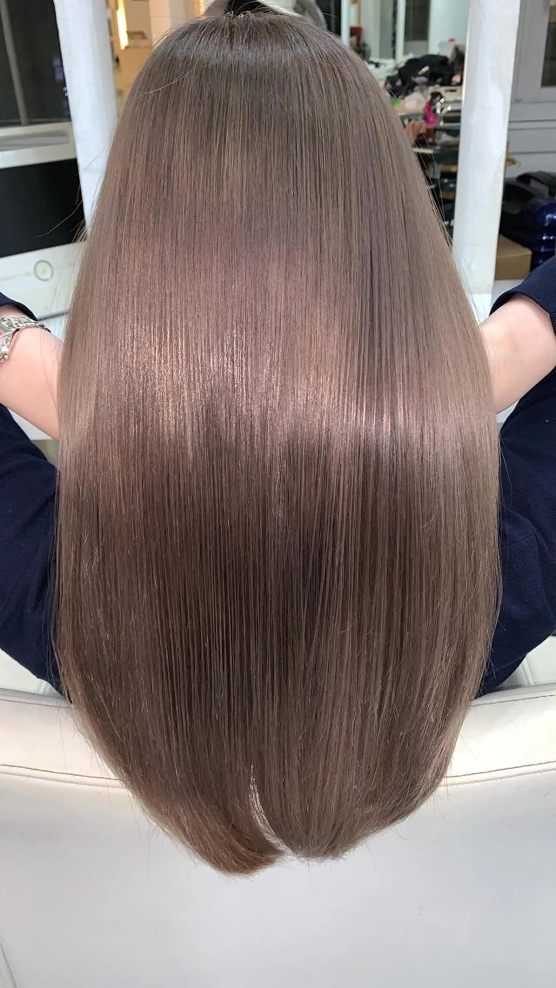 ロング カラー アクアカラー ハイトーンカラー 髪質改善 トリートメント トリートメント ヘッドスパ ヘアセット LAS 代表 ナガカワ コウヘイのヘアスタイル