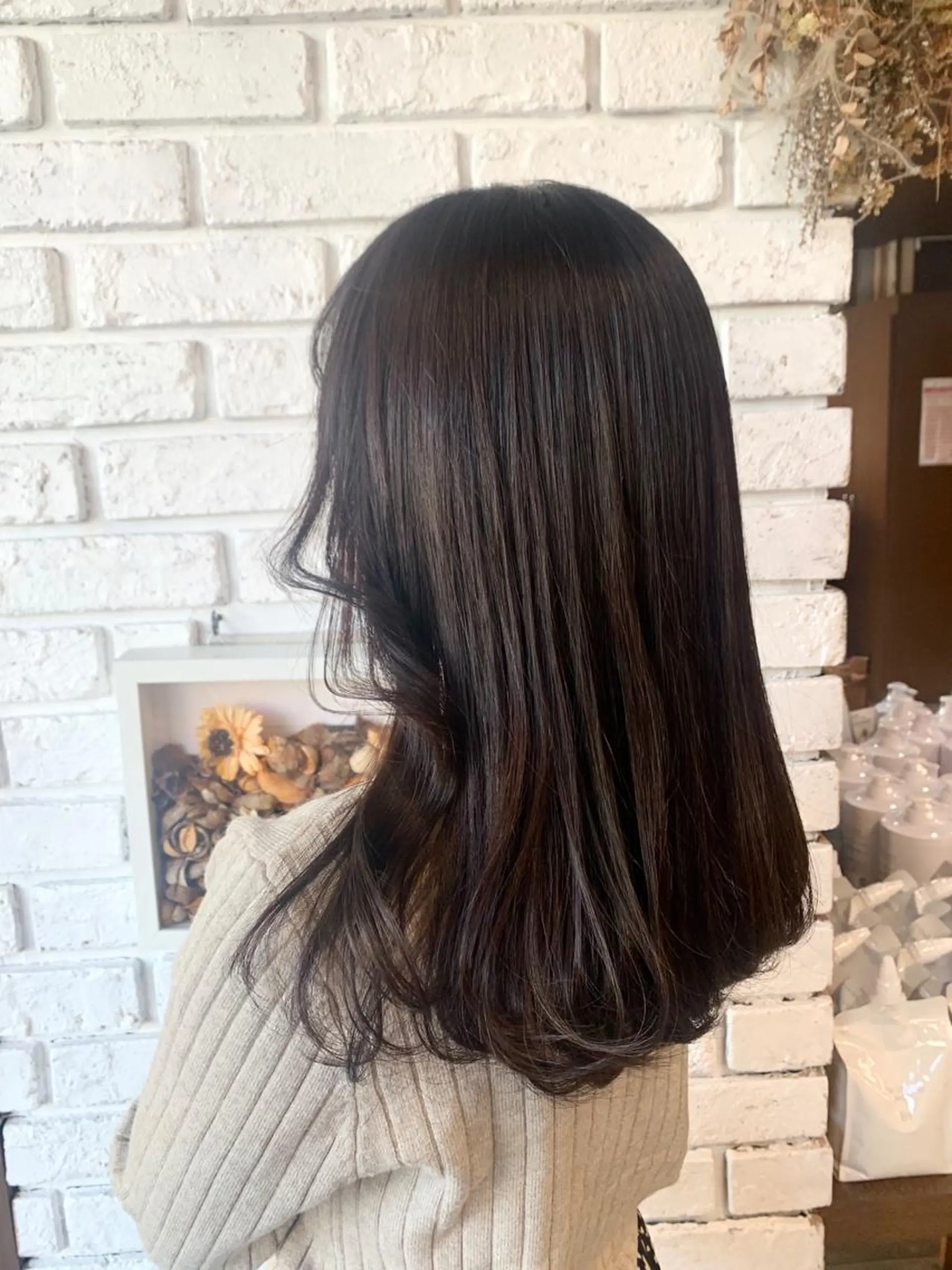 セミロング カラー ヘアアレンジ 🫧ヒシダアキ taboo.i🫧のヘアスタイル