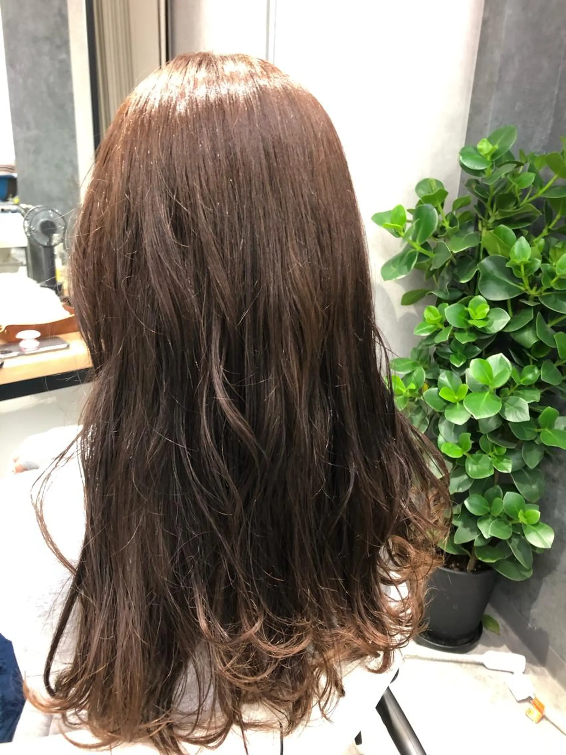 セミロング カット ヘアカラー Noyヨシモト ヒロトのヘアスタイル