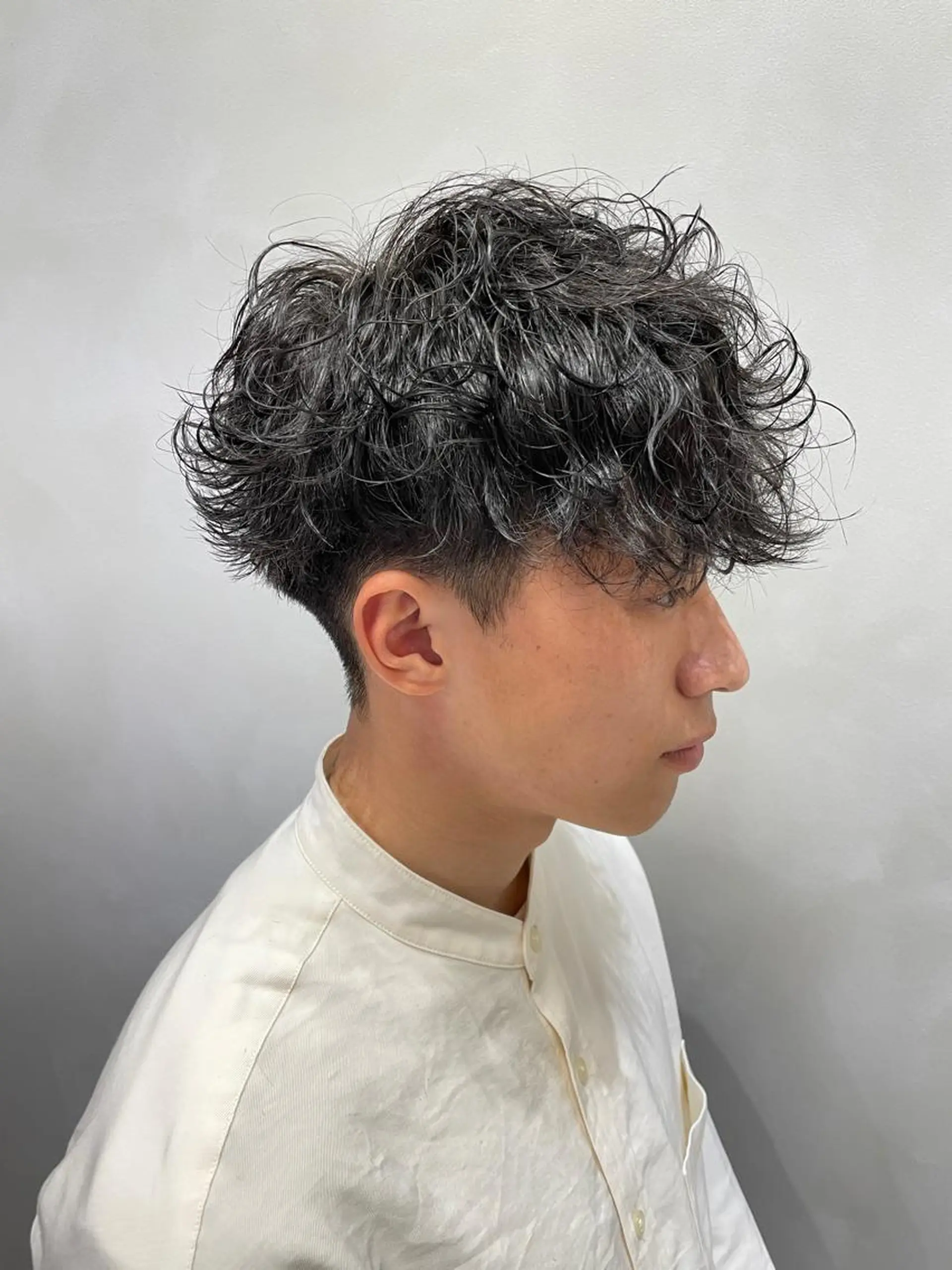 パーマ メンズ メンズパーマ 波巻きパーマ カット パーマ 福永速人 /メンズパーマのヘアスタイル