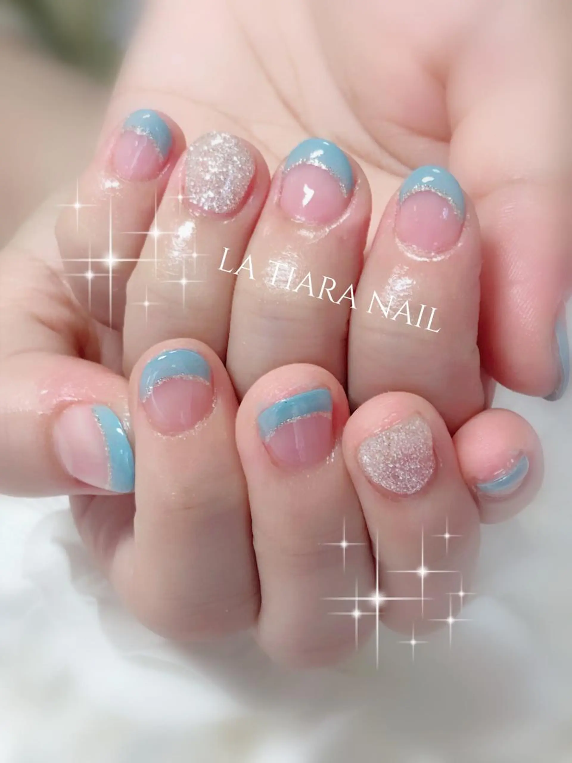 ネイル ハンドネイル Blue bird  nailのネイルデザイン