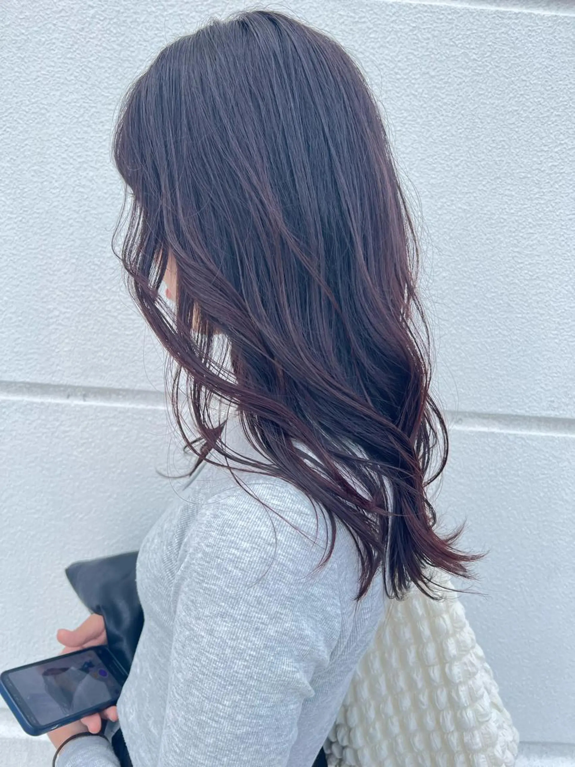 ロング カラー kento レイヤーカットのヘアスタイル