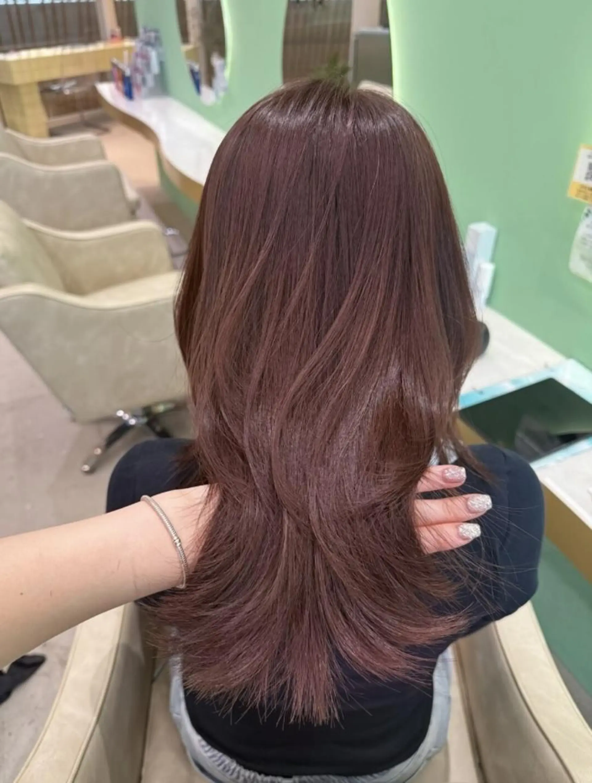 ロング カラー 髪質改善/透明感 カラー/松尾美南海のヘアスタイル