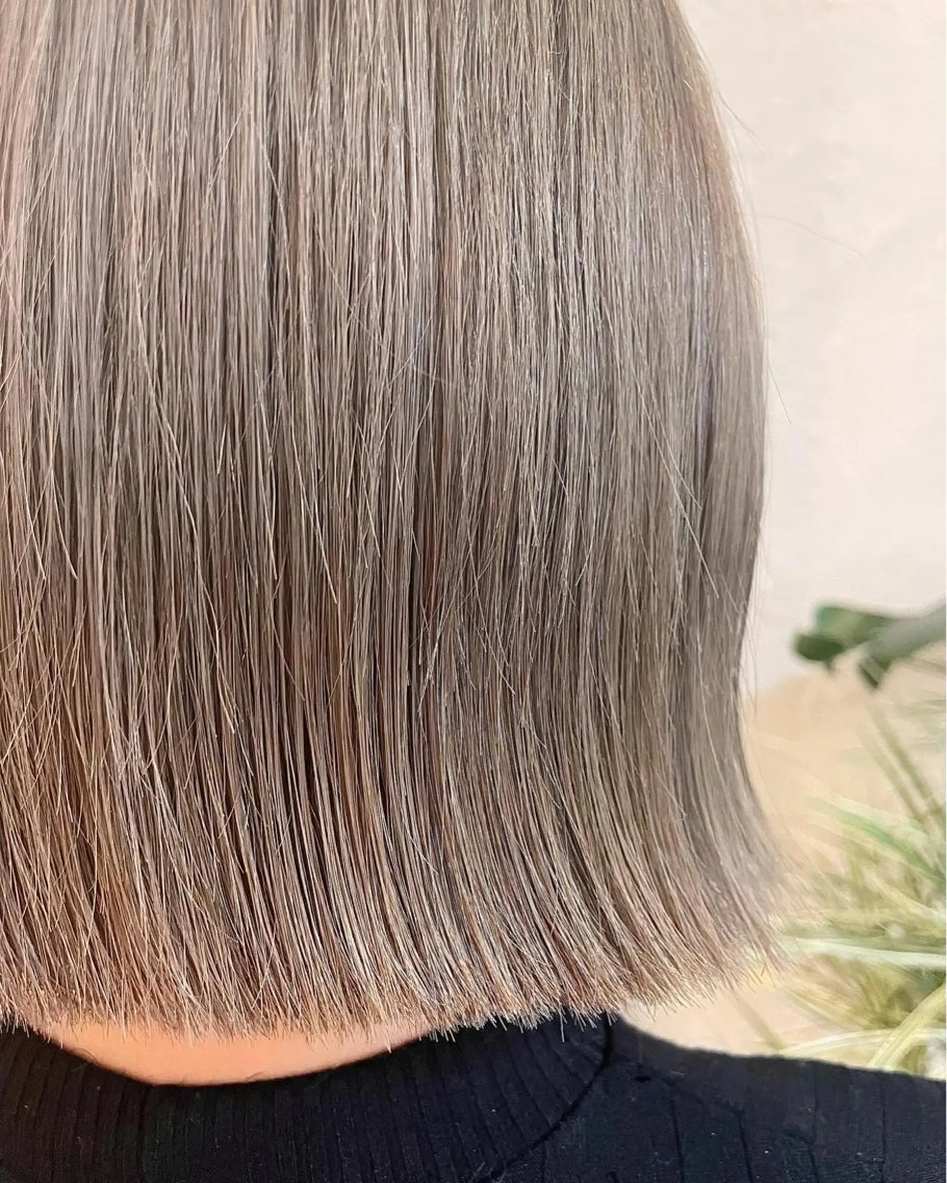 ミディアム カット ヘアカラー トリートメント しもかわ かほのヘアスタイル