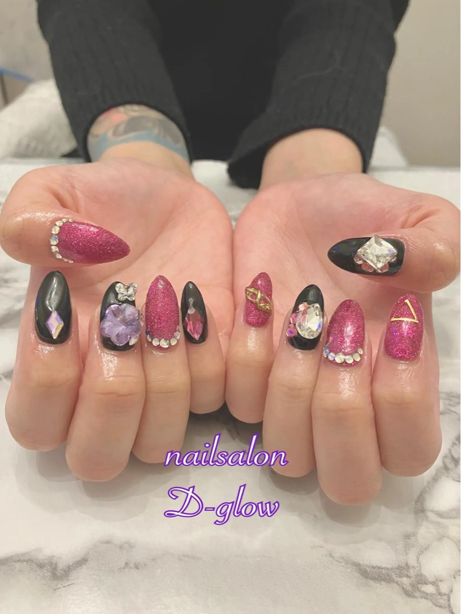 ネイル ハンドネイル ネイルサロン D-glowのネイルデザイン