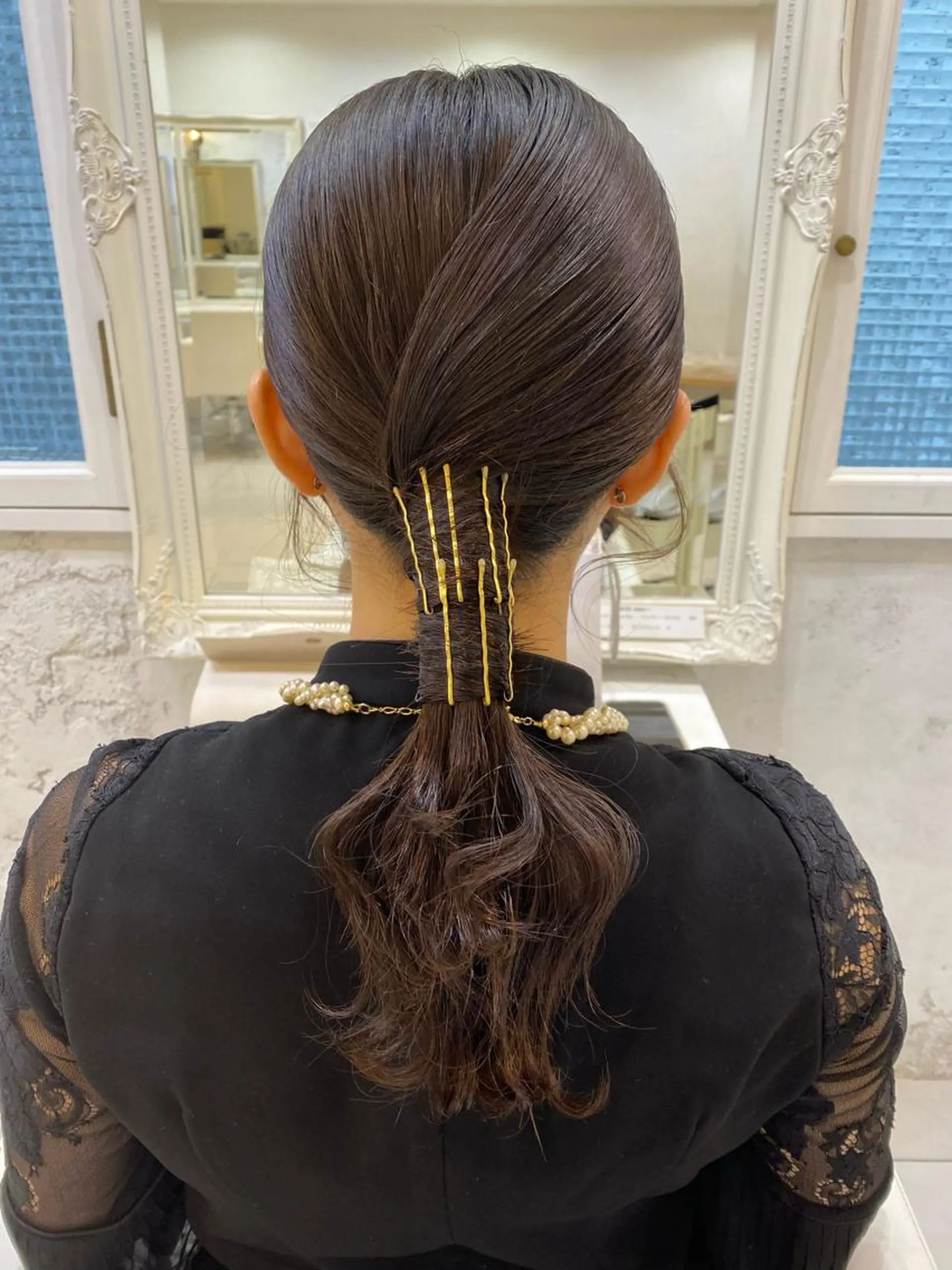 セミロング カラー ヘアアレンジ マツエク・マツパ アイブロウ ヘアセット 透明感カラー🫧ヘア セット🫧松本菜月の眉毛・アイブロウイメージ